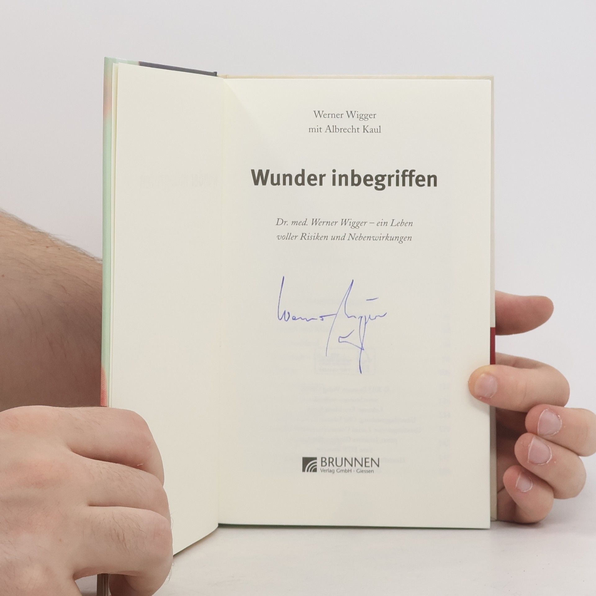 Werner Wigger Wunder inbegriffen
