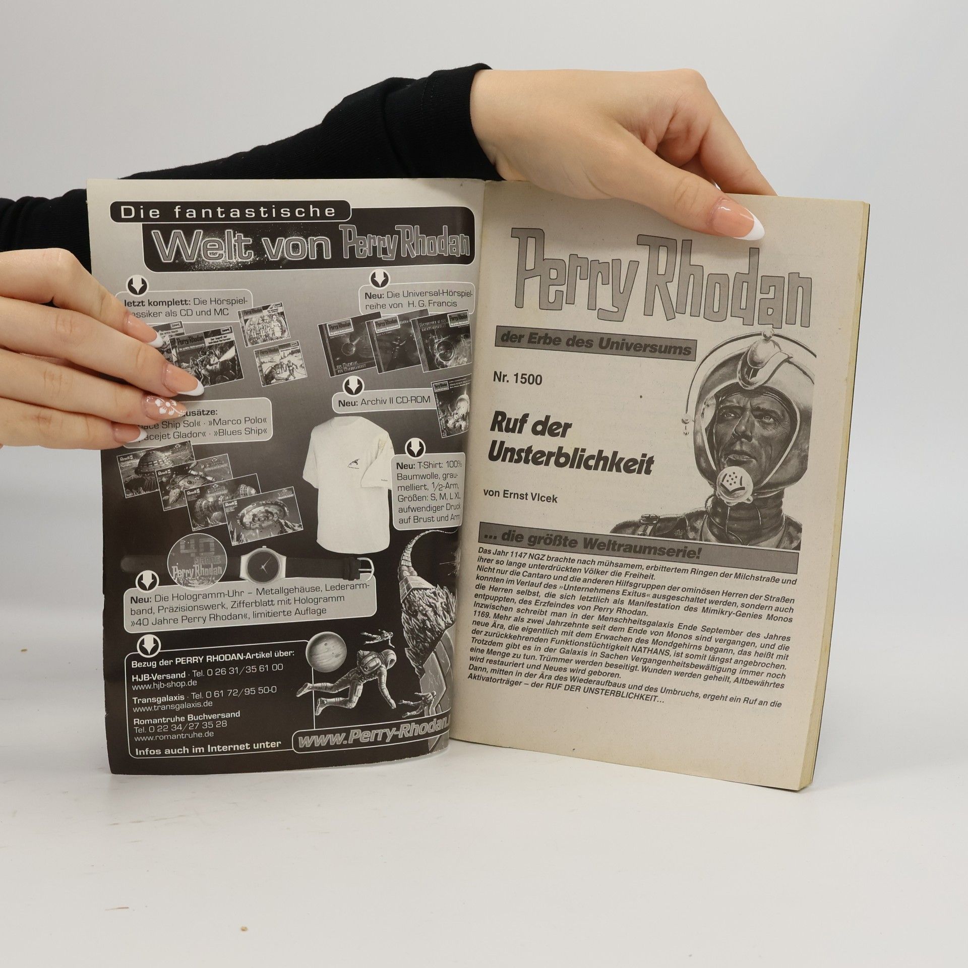 Ernst Vlcek Perry Rhodan 1500/1501: Ruf der Unsterblichkeit. Weg ohne Wiederkehr