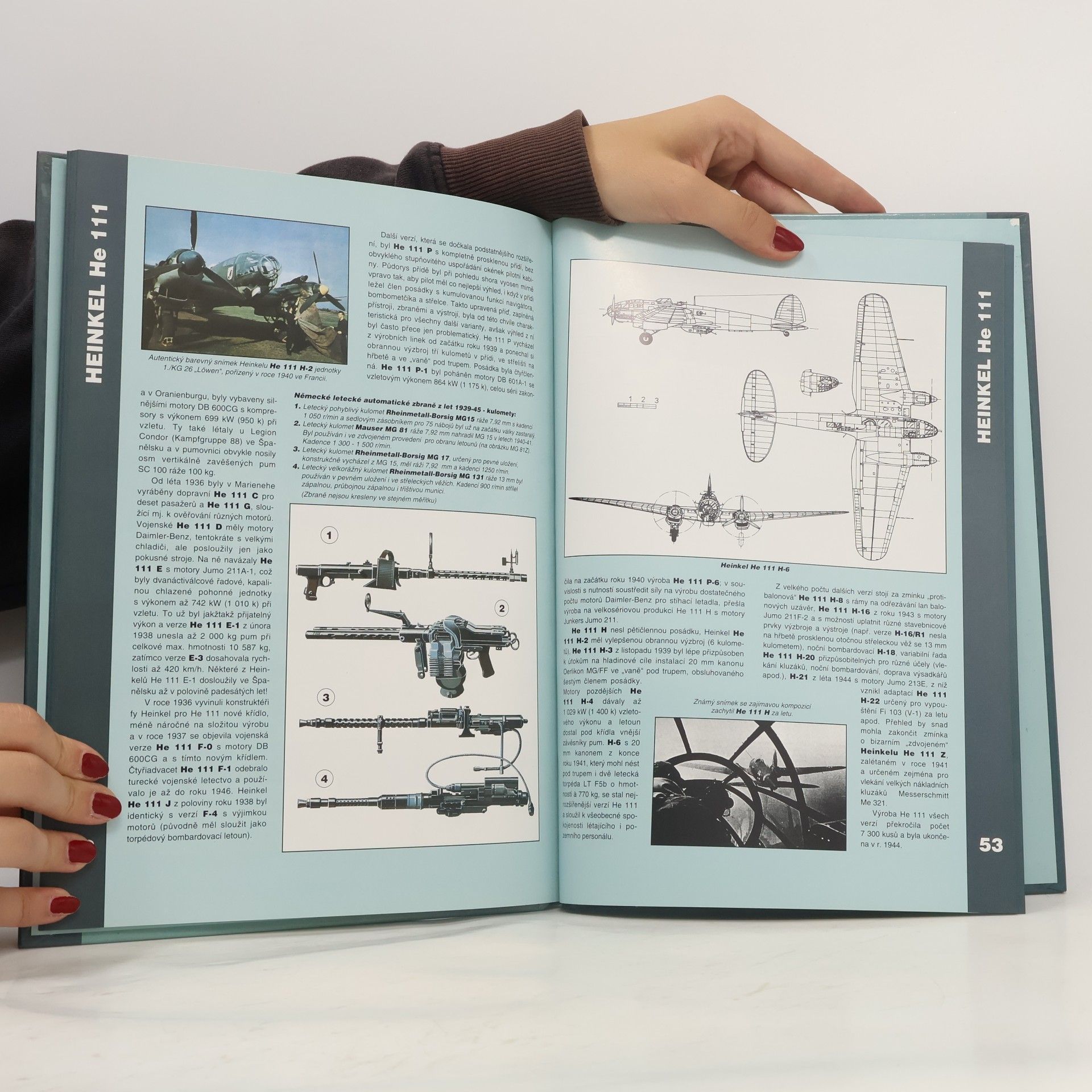 Jaroslav Schmid Letadla 1939-45 : stíhací a bombardovací letadla Německa. Díl 1, Kap. 1-15 (Arado Ar 234 až Heinkel He 219)