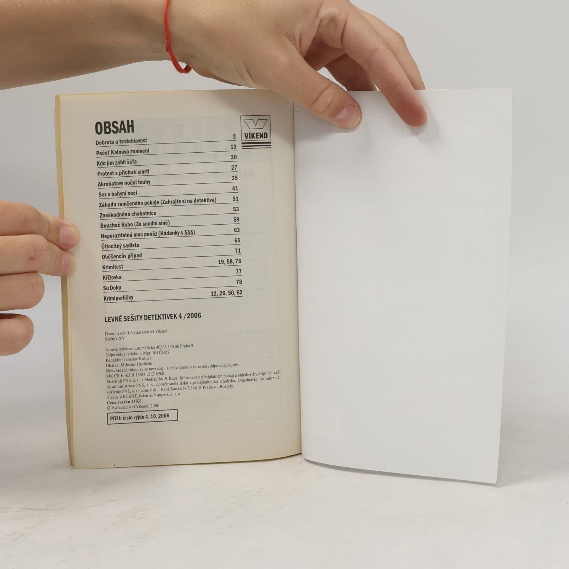 Collectif d'auteurs Levné sešity detektivek 4/2006
