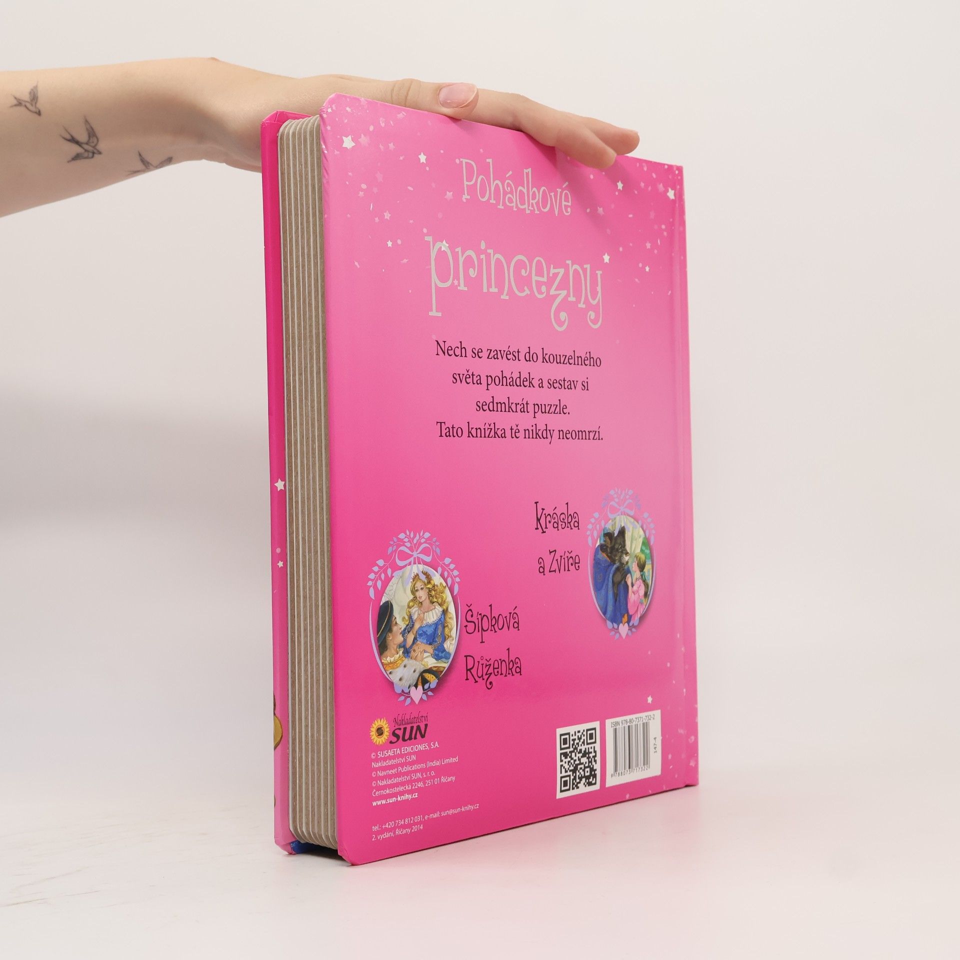 AA.VV. Pohádkové princezny - 7 puzzle s pohádkou