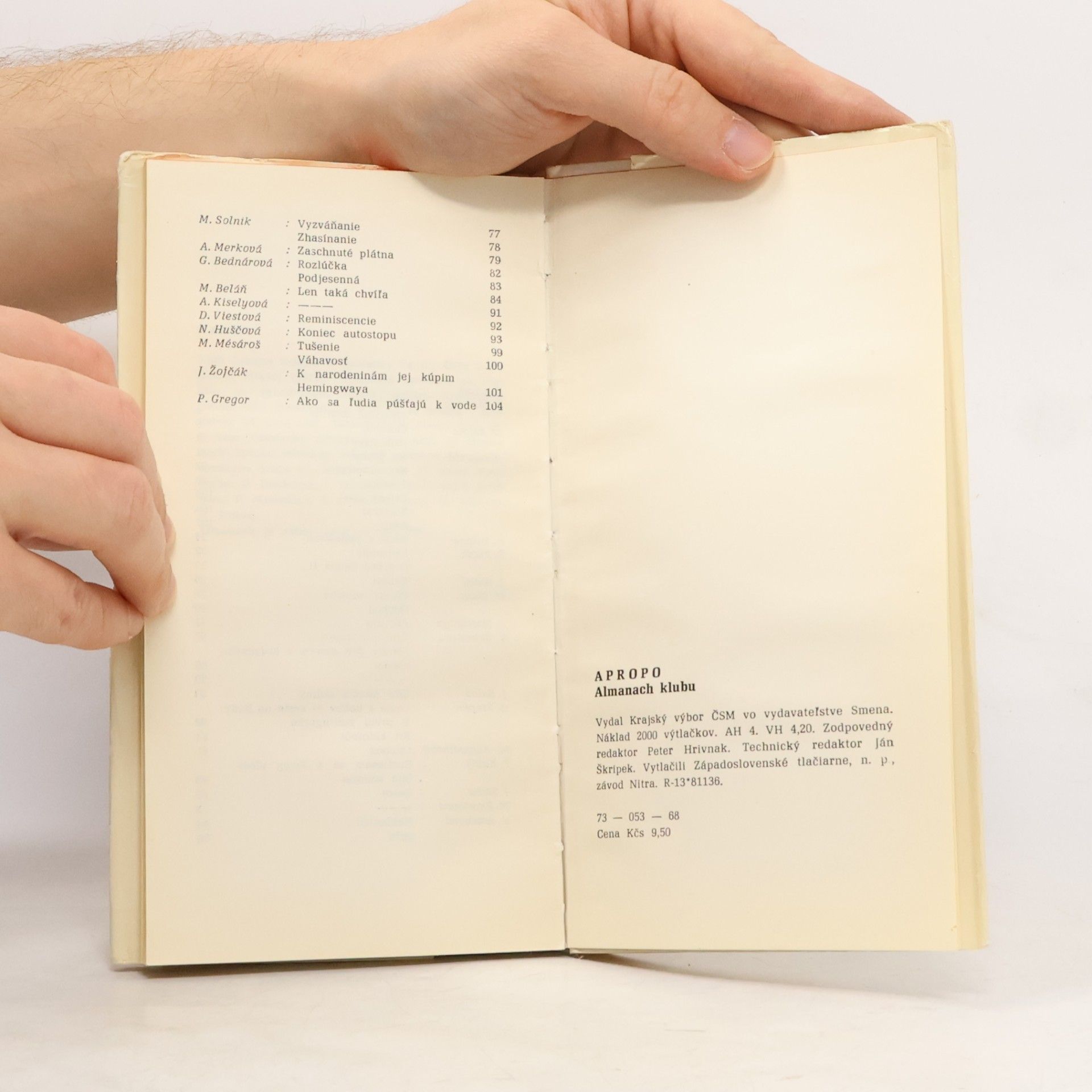 Kolektiv autorů Apropo. Almanach klubu