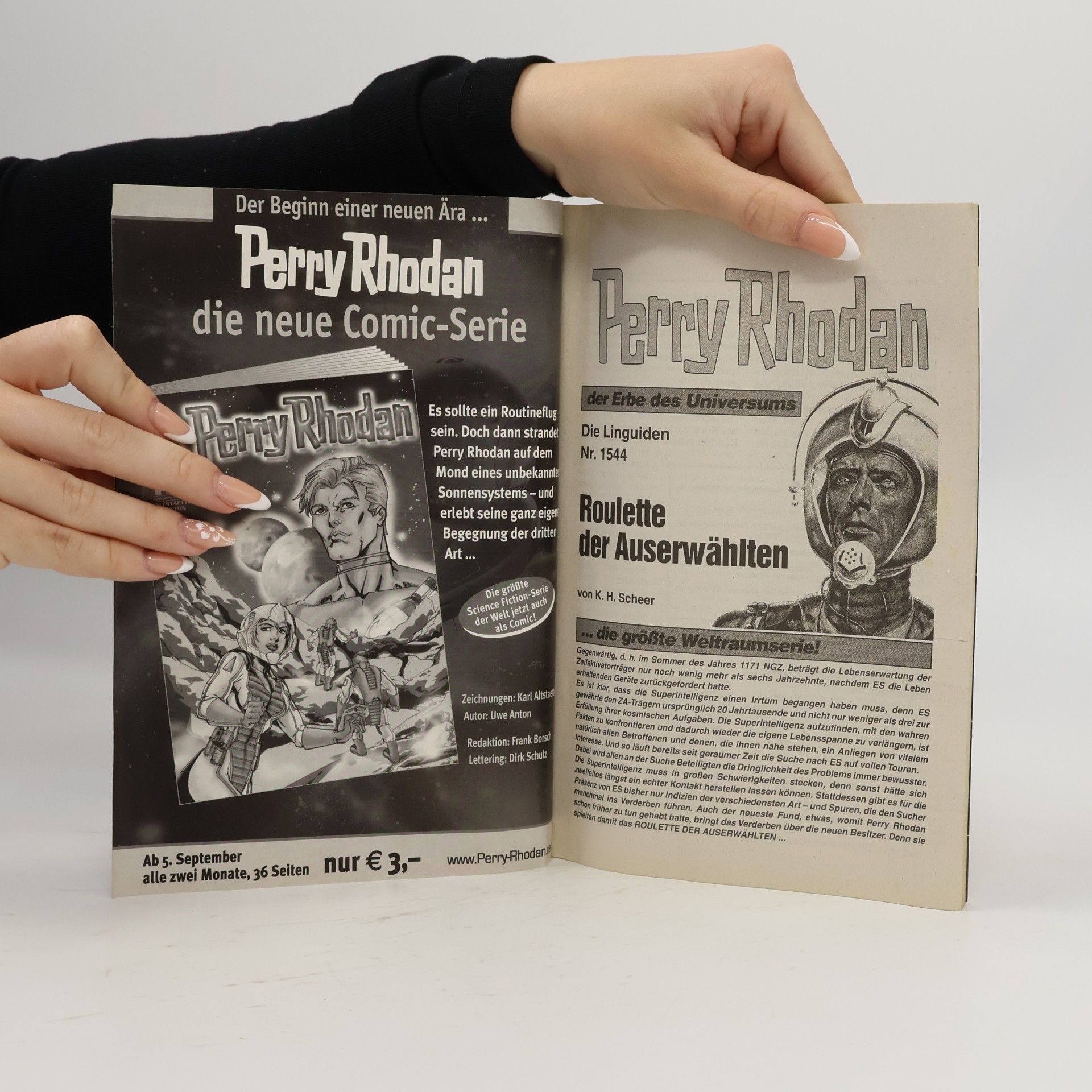 K. H. Scheer Perry Rhodan 1544/1545: Roulette der Auserwählten. Die Welten von Truillau