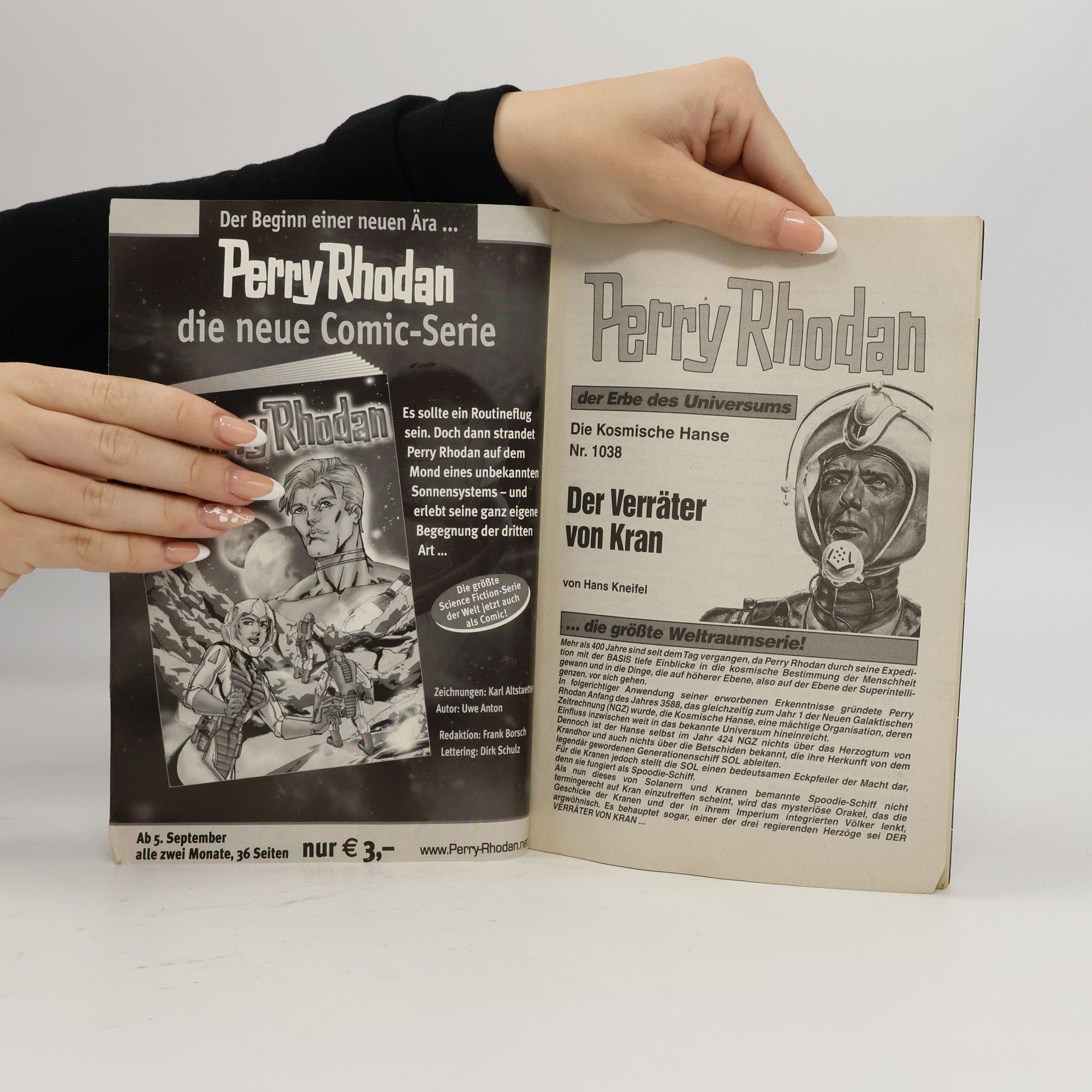 Hans Kneifel Perry Rhodan 391038/39. Der Verräter von Kran