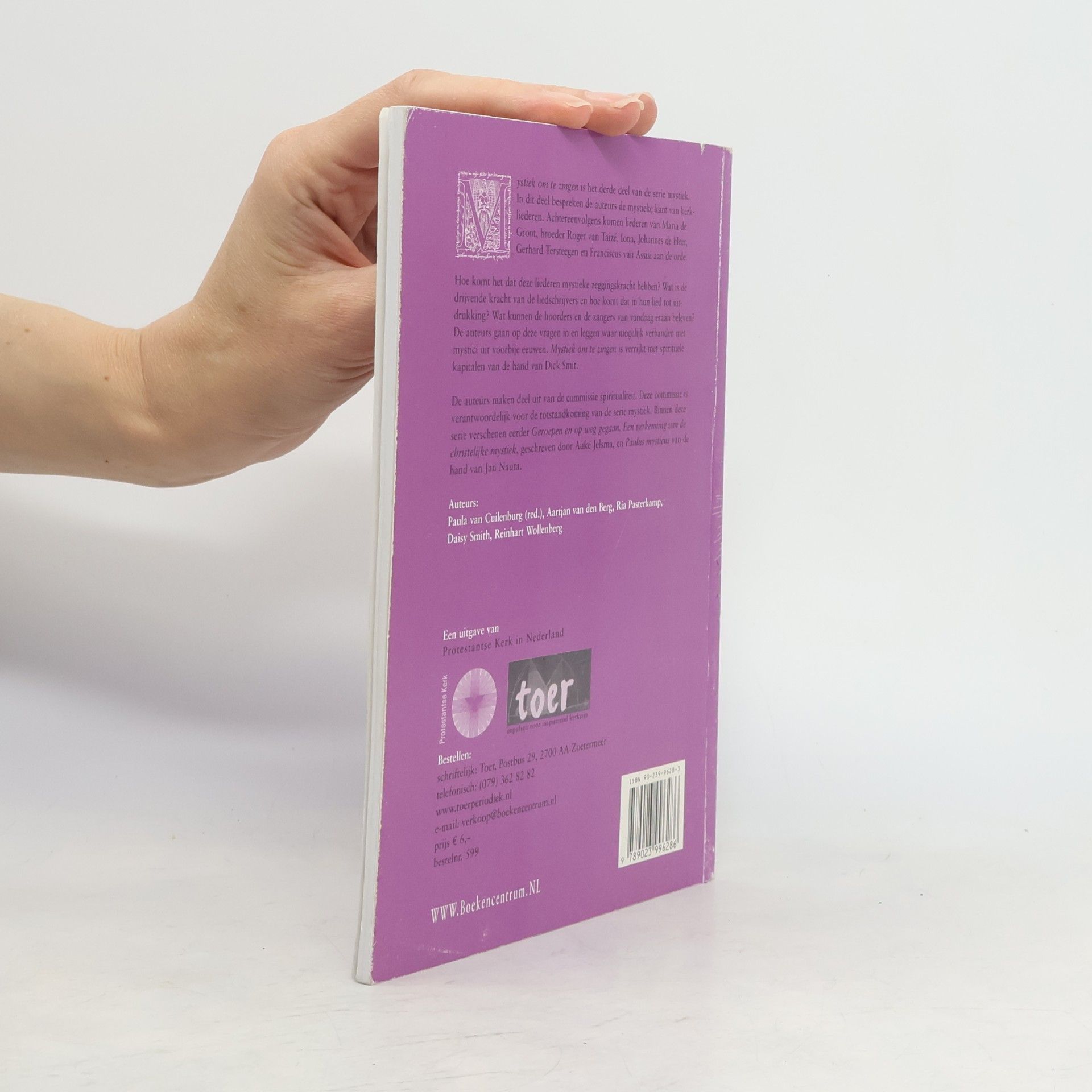 Paula van Cuilenburg Toerbrochure - 599: Mystiek om te zingen