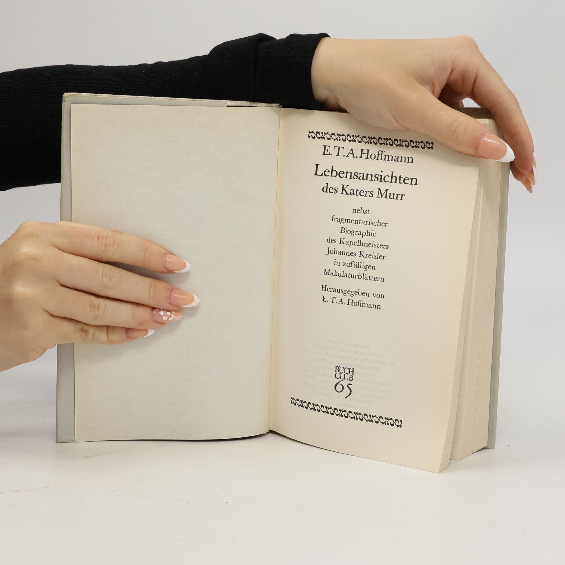 E. T. A. Hoffmann Lebensansichten des Katers Murr