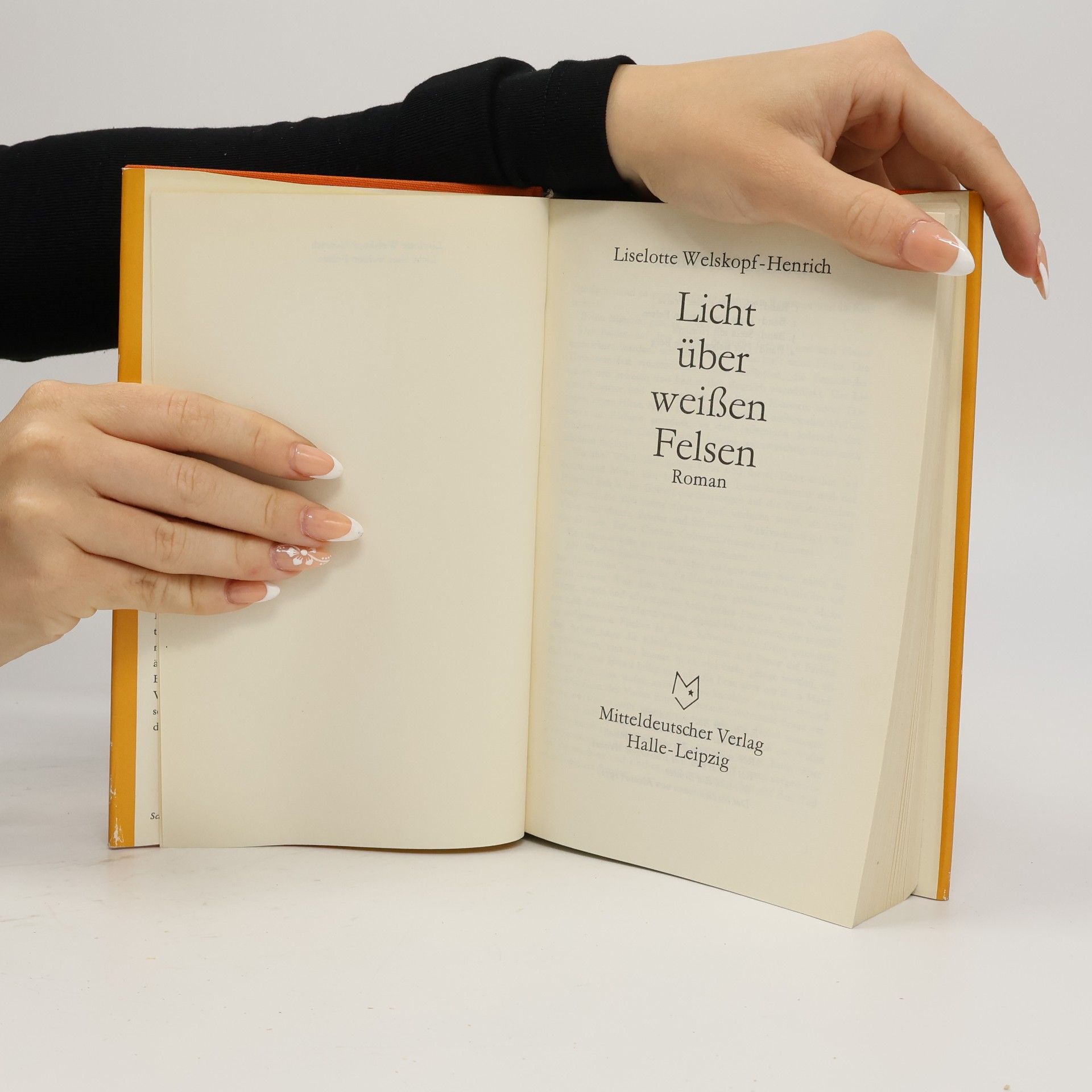 Liselotte Welskopf-Henrich Licht über weißen Felsen