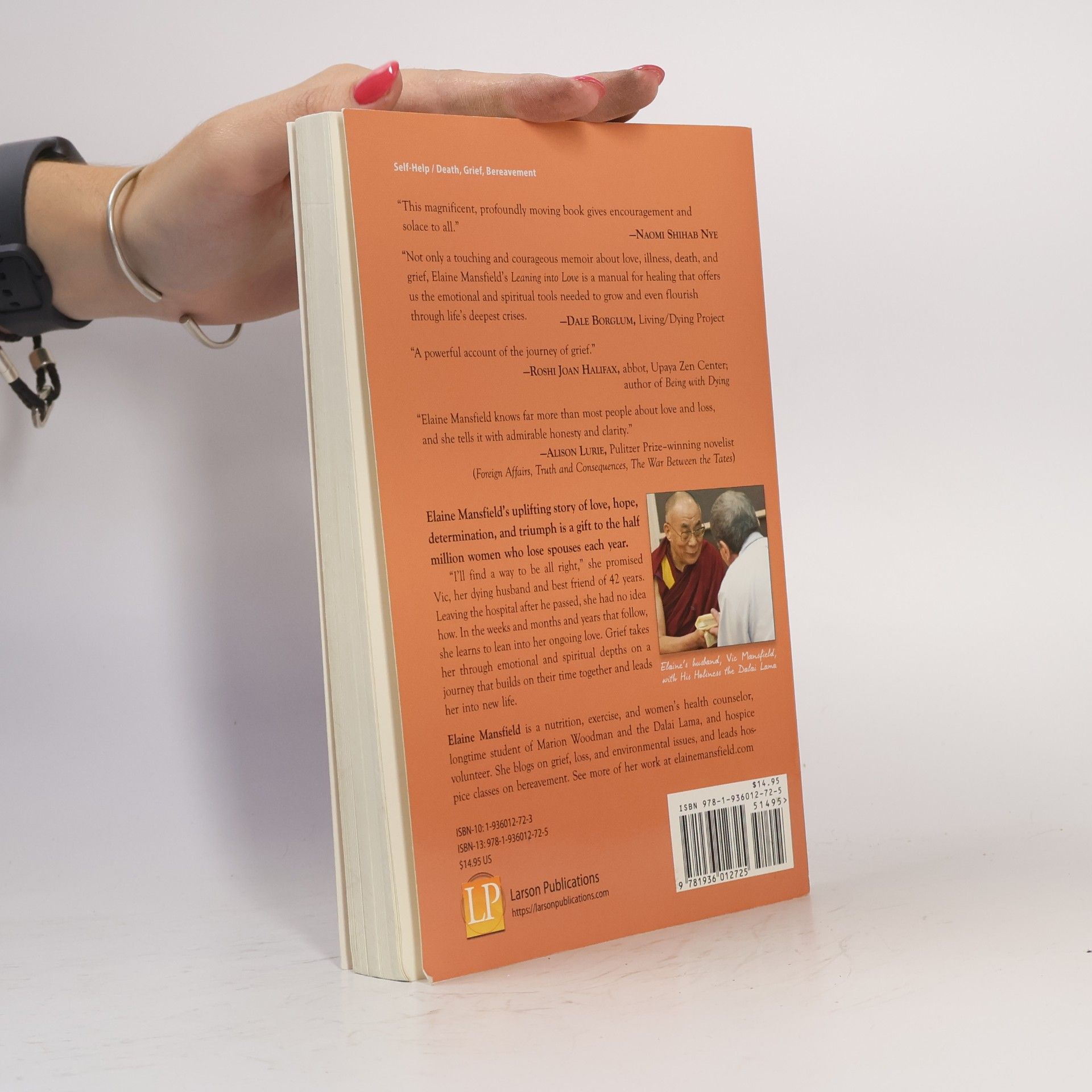Elaine Mansfield Leaning Into Love: A Spiritual Journey Through Grief