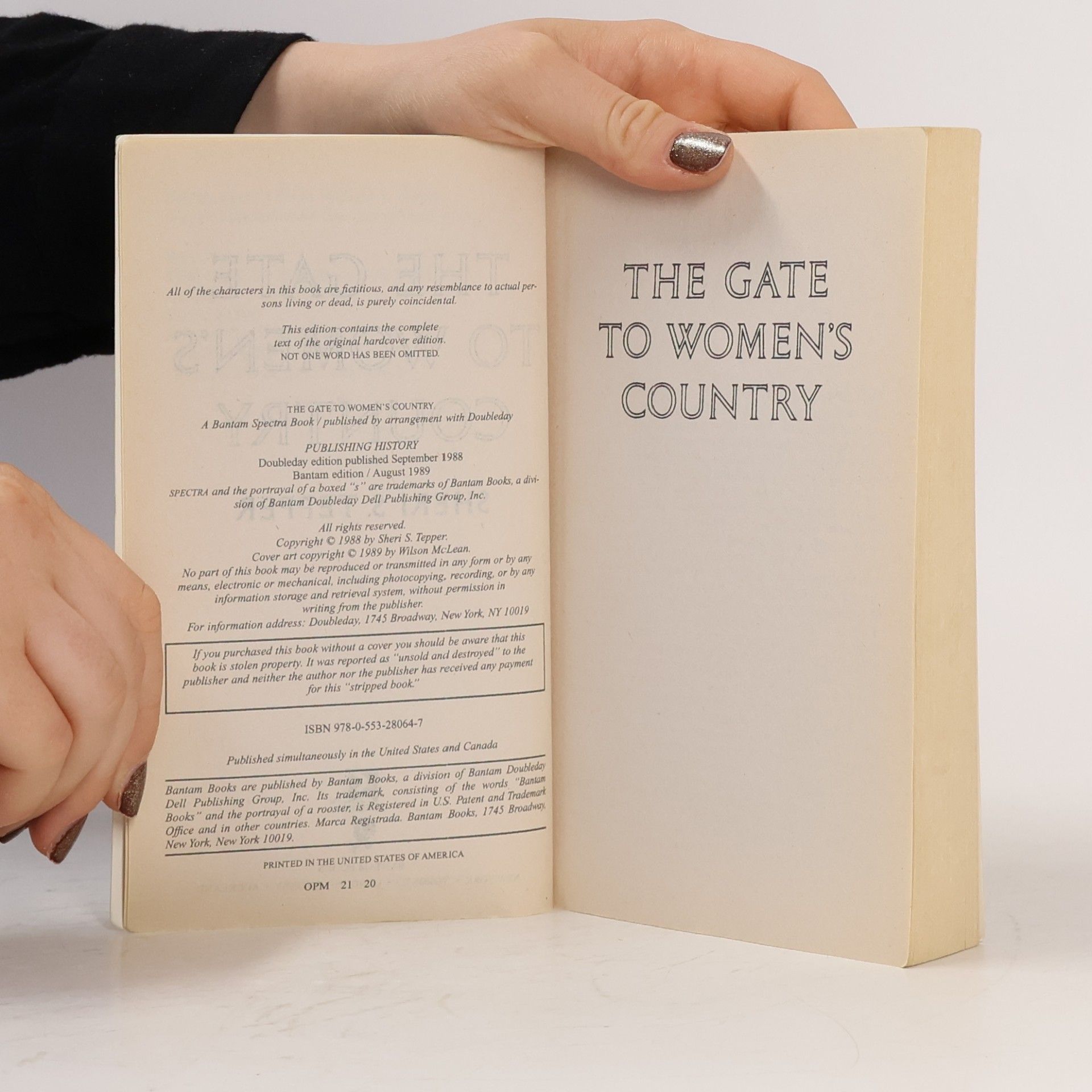 Sheri S. Tepper Spectrum: The Gate to Women's Country