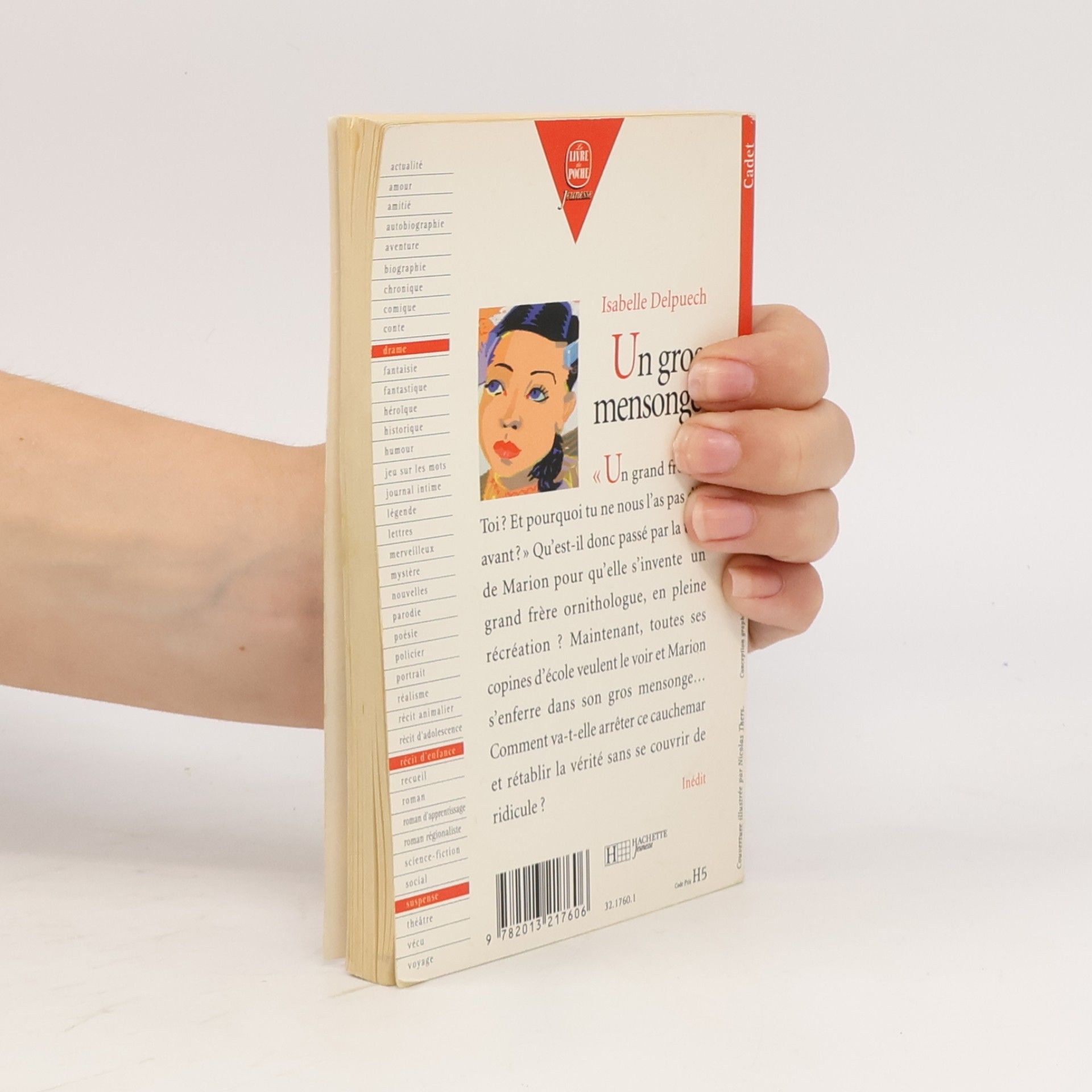 Isabelle Delpuech Livre de Poche Jeunesse: Un gros mensonge