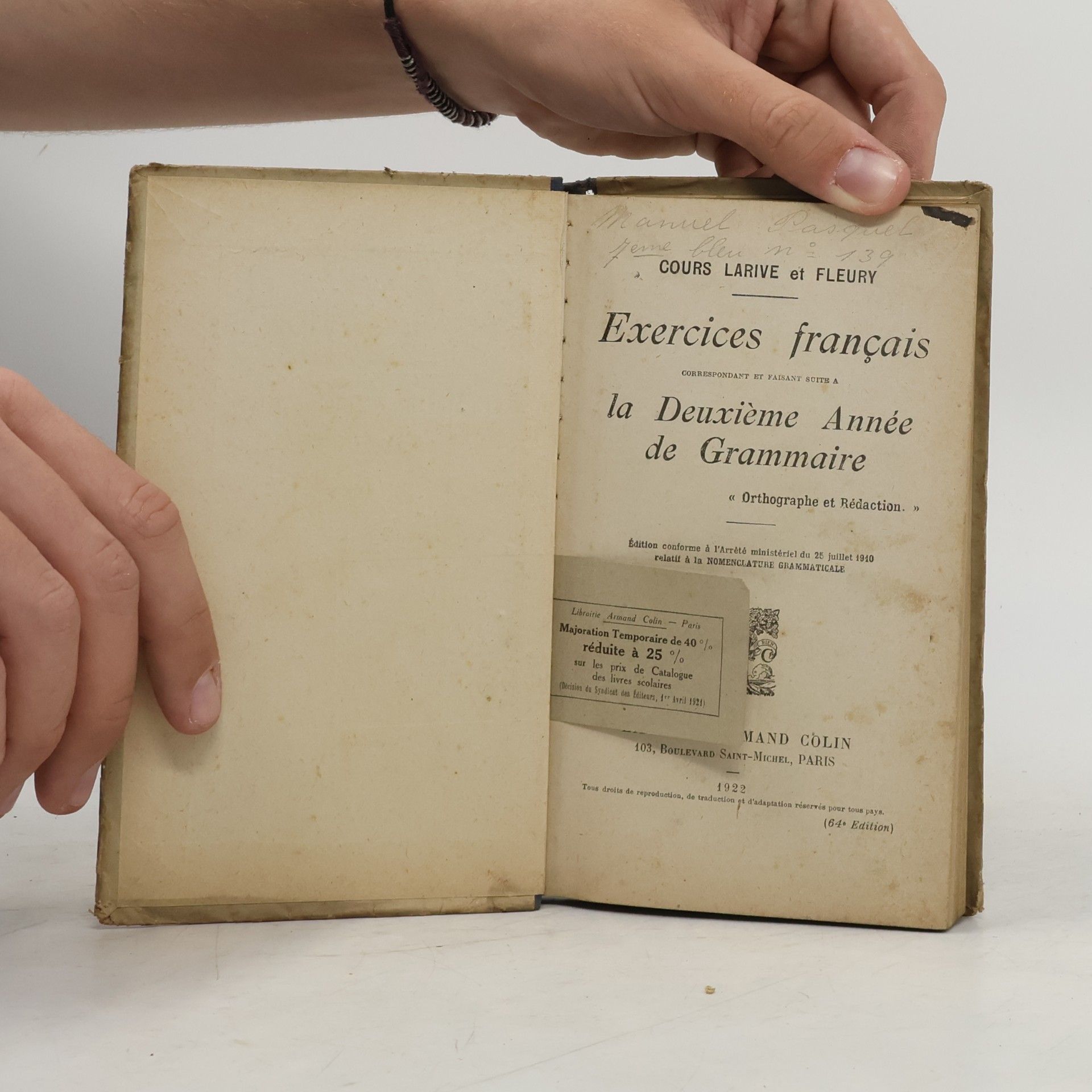 Larive Exercices français de Deuxième année