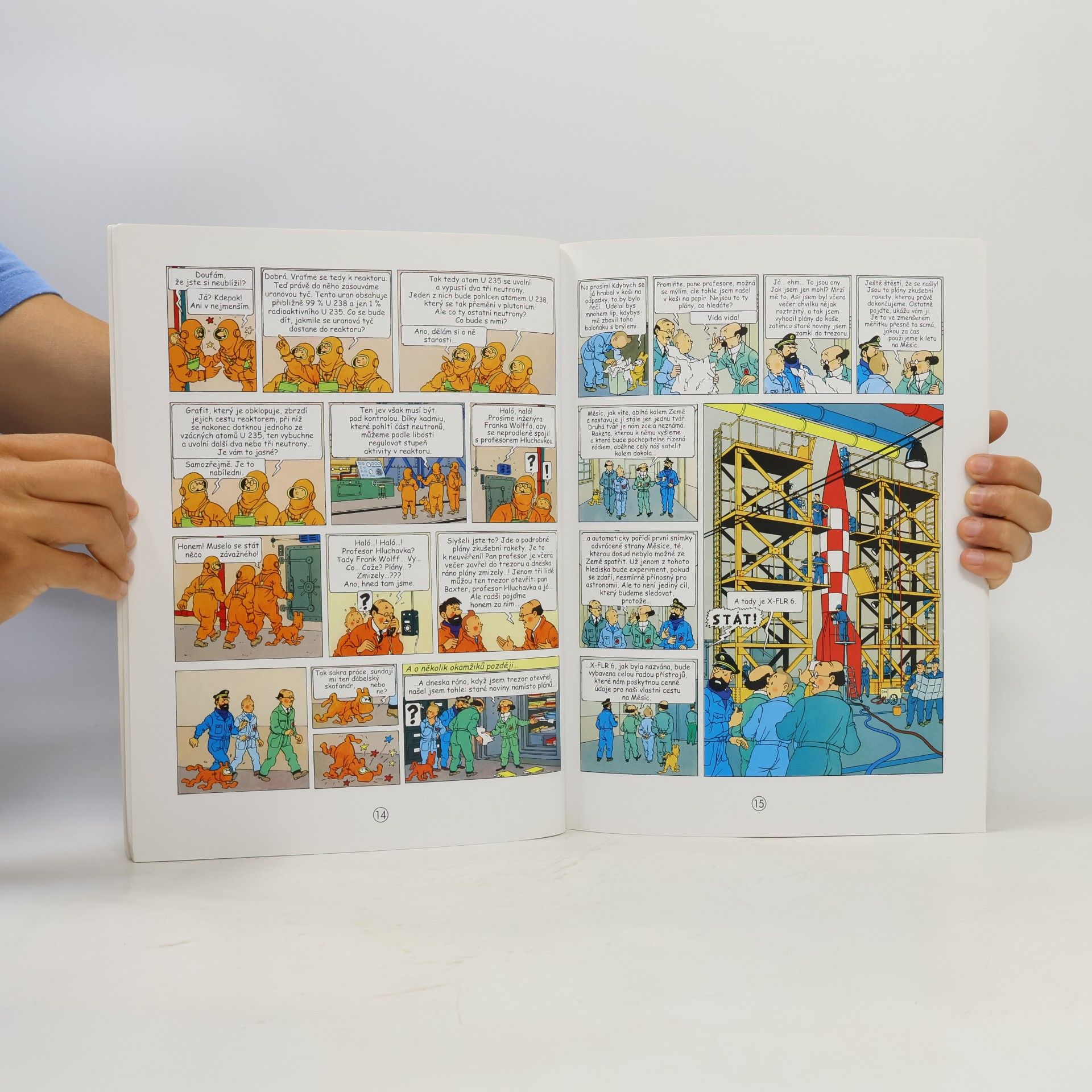 Hergé Míříme na Měsíc. Tintinova dobrodružství