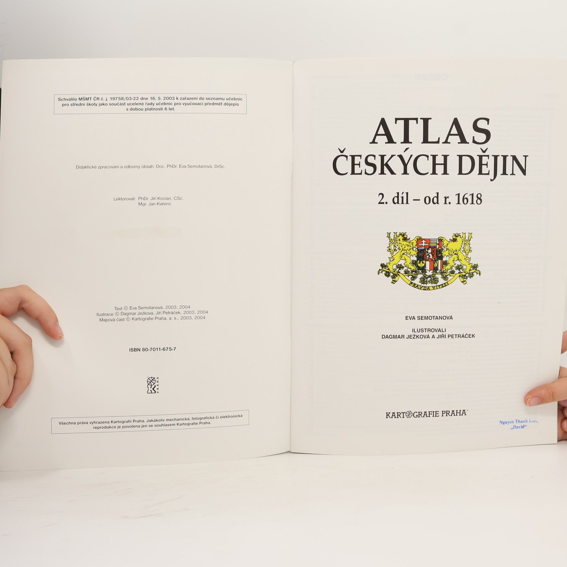 Various authors Atlas českých dějin. 2. díl - od r. 1618