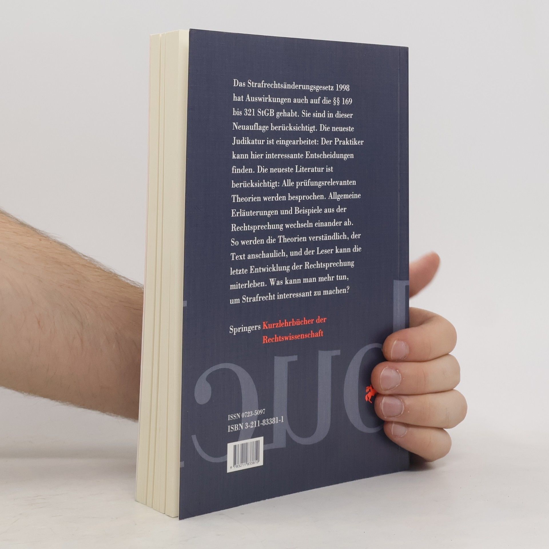 Christian Bertel Springers Kurzlehrbücher der Rechtswissenschaft: Österreichisches Strafrecht Besonderer Teil II