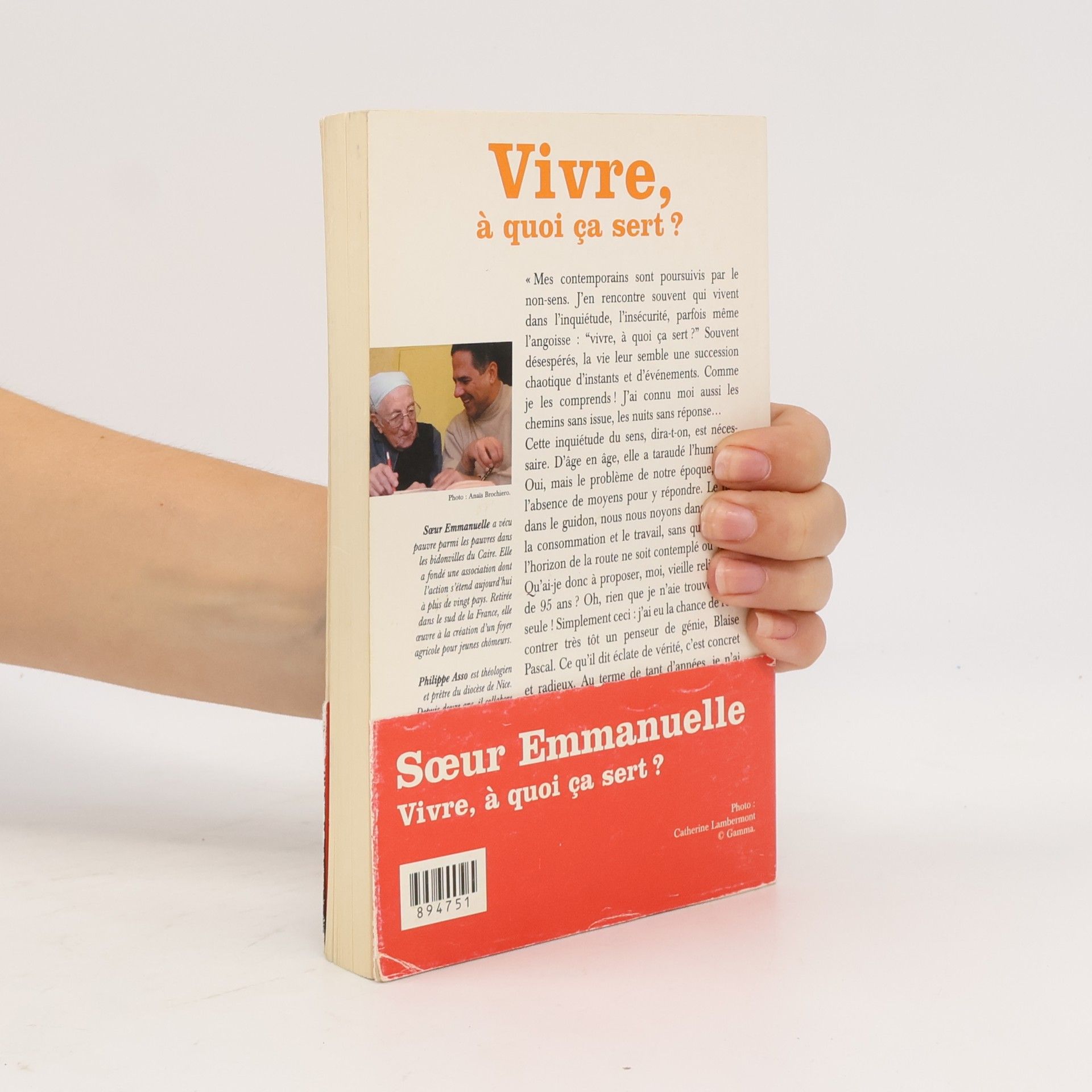 Sœur Emmanuelle Vivre, à quoi ça sert ?