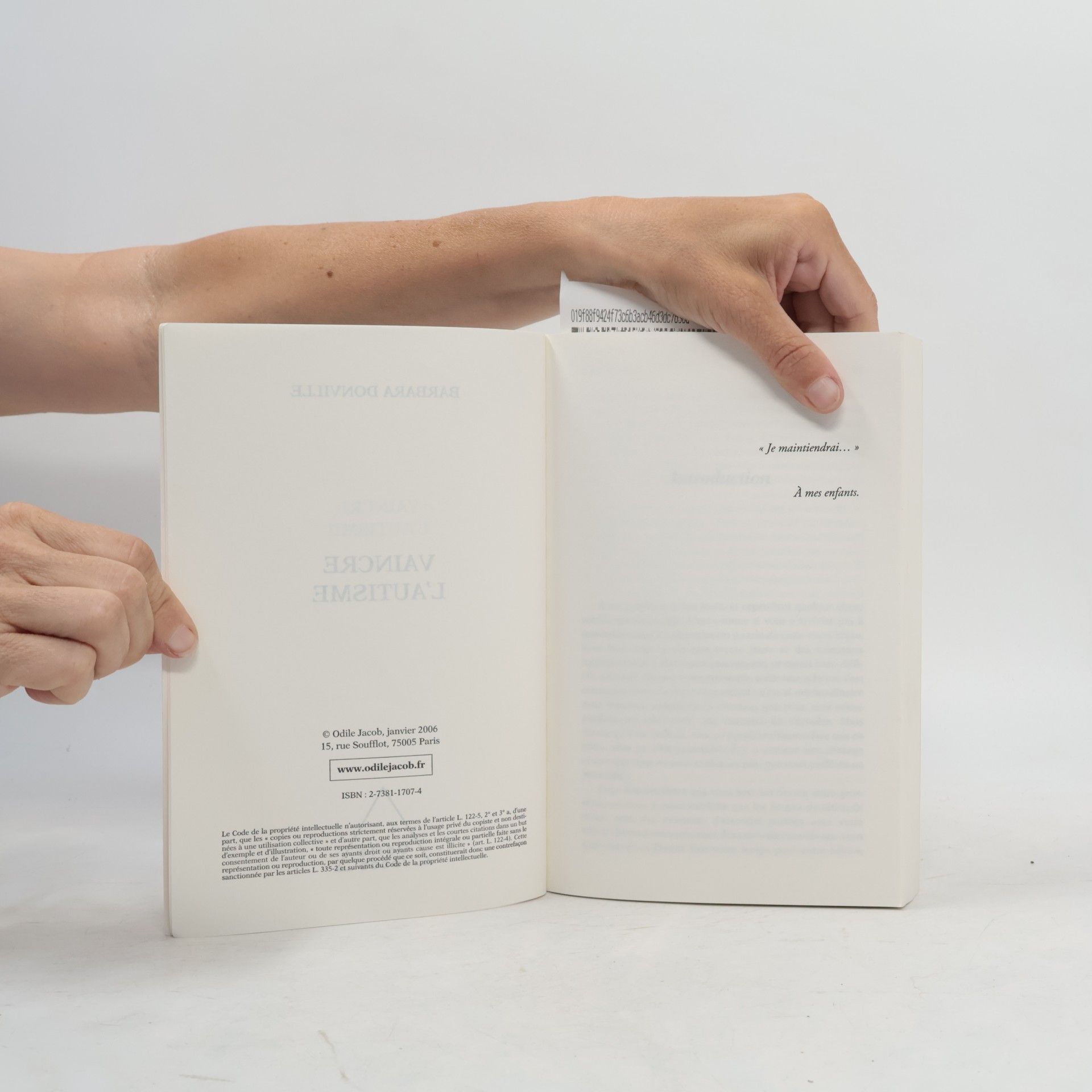 Barbara Donville Vaincre l'autisme