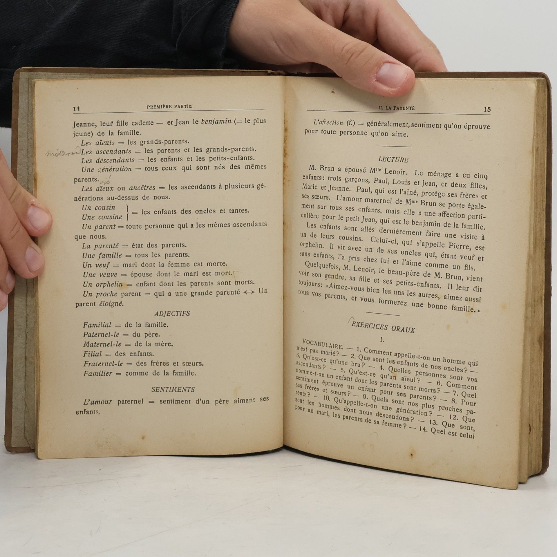 J. E. Pichon Leçons Pratiques de Vocabulaire, de Syntaxe et de Lecture littéraire