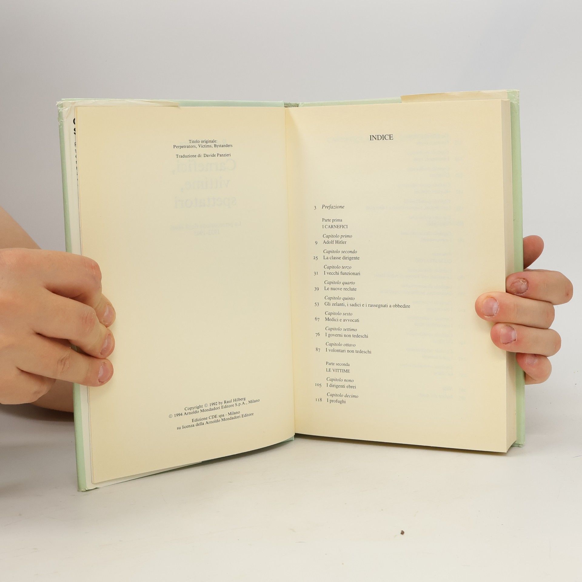 Raul Hilberg Carnefici, vittime, spettatori