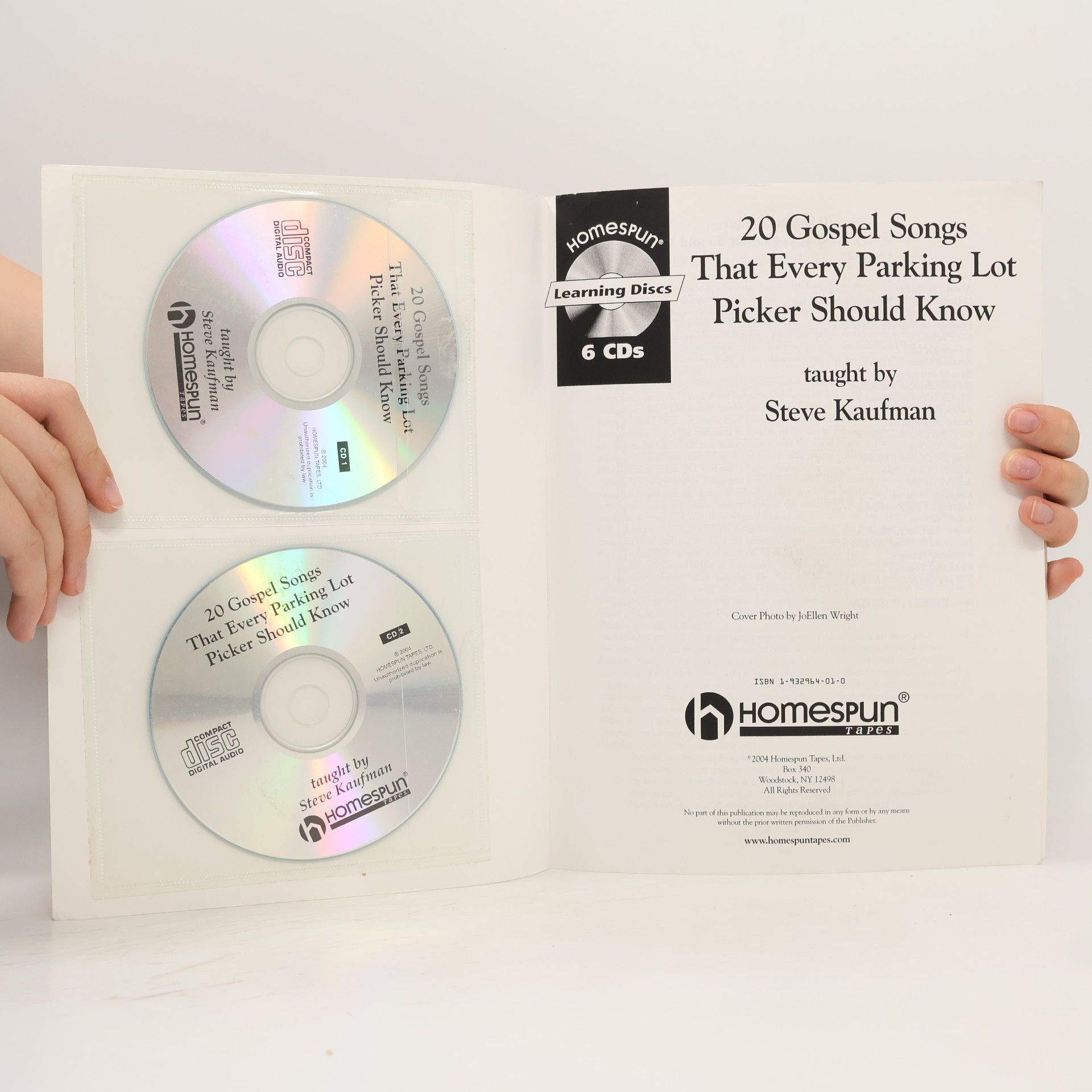 STEVE KAUFMAN Homespun Learning Discs: 20 Gospel Tunes That Every Parking Lot Picker Should Know