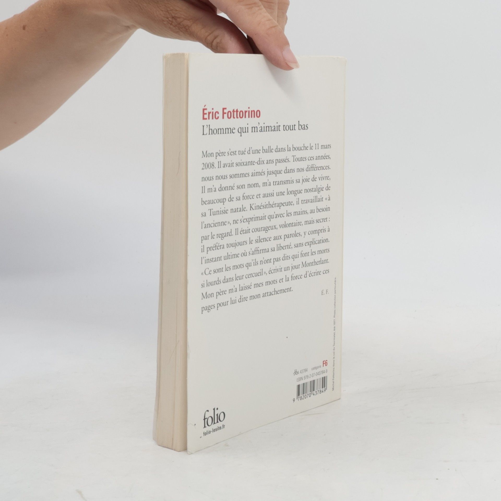 Éric Fottorino Folio: L'homme qui m'aimait tout bas