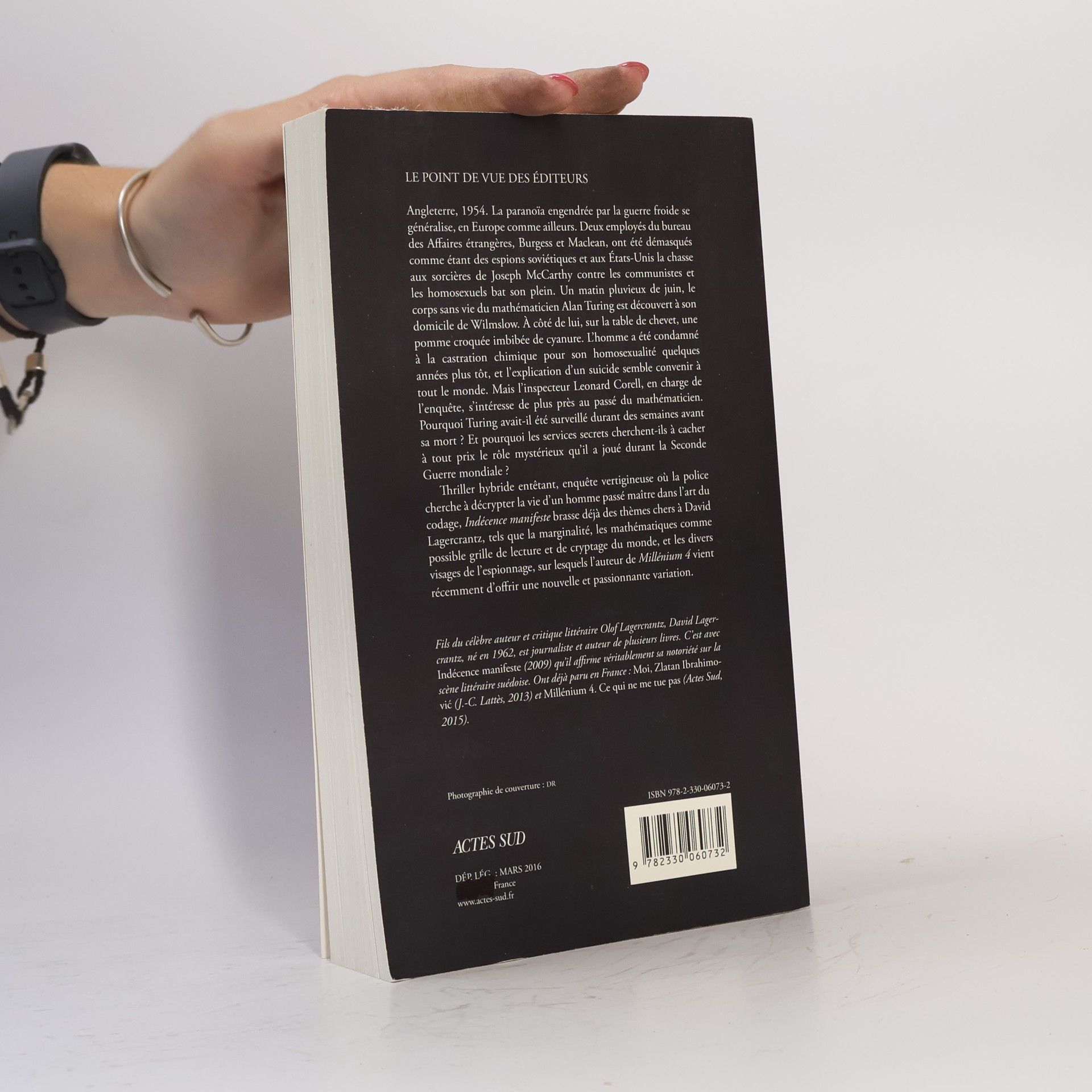 David Lagercrantz Actes noirs: Indécence manifeste - French edition
