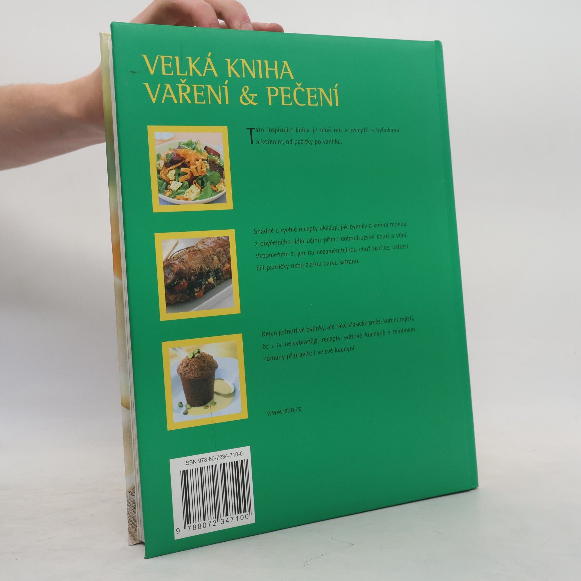 Richard Carroll Velká kniha vaření a pečení : nápadité recepty s bylinkami a kořením
