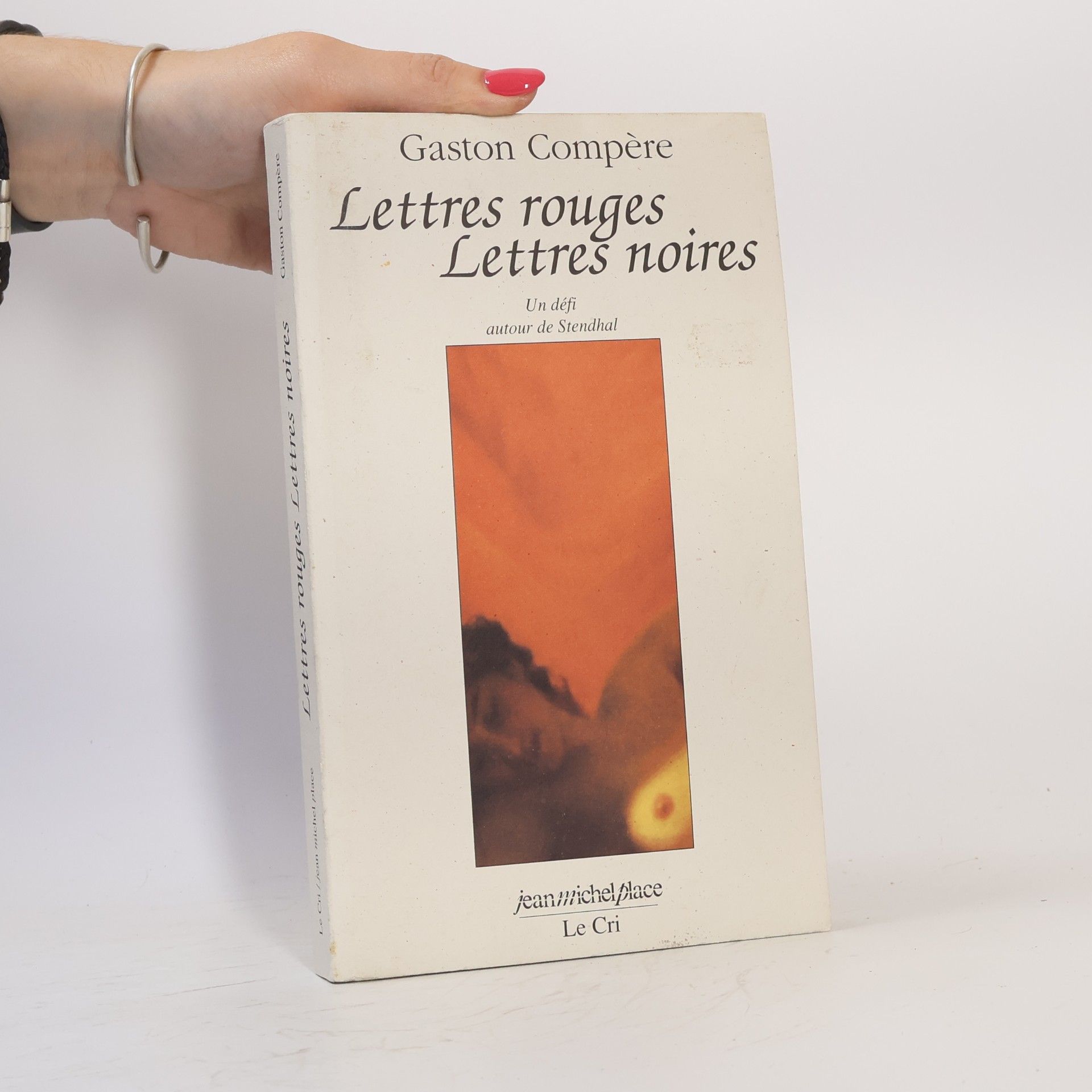 Gaston Compère Lettres rouges lettres noires