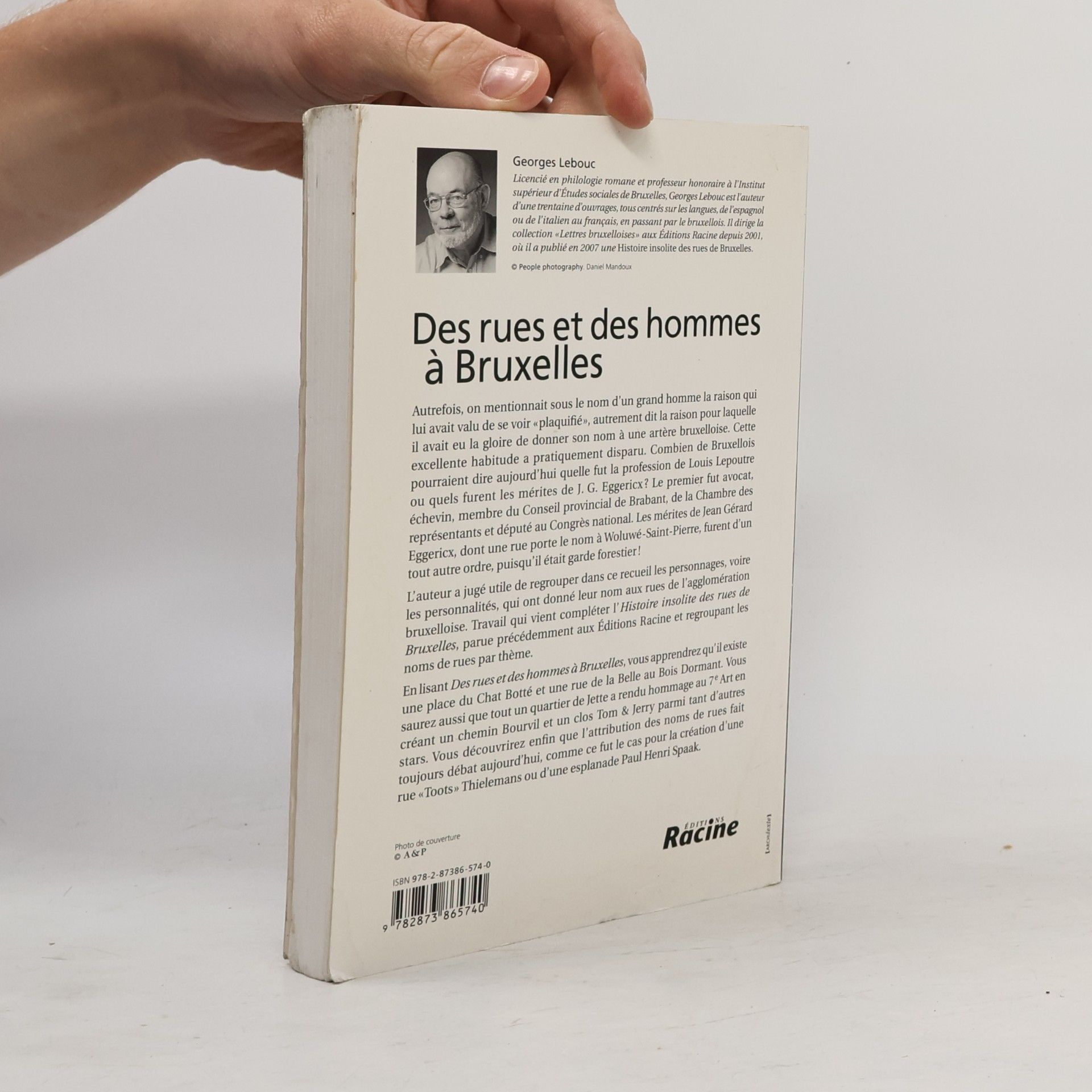 Georges Lebouc Des rues et des hommes à Bruxelles