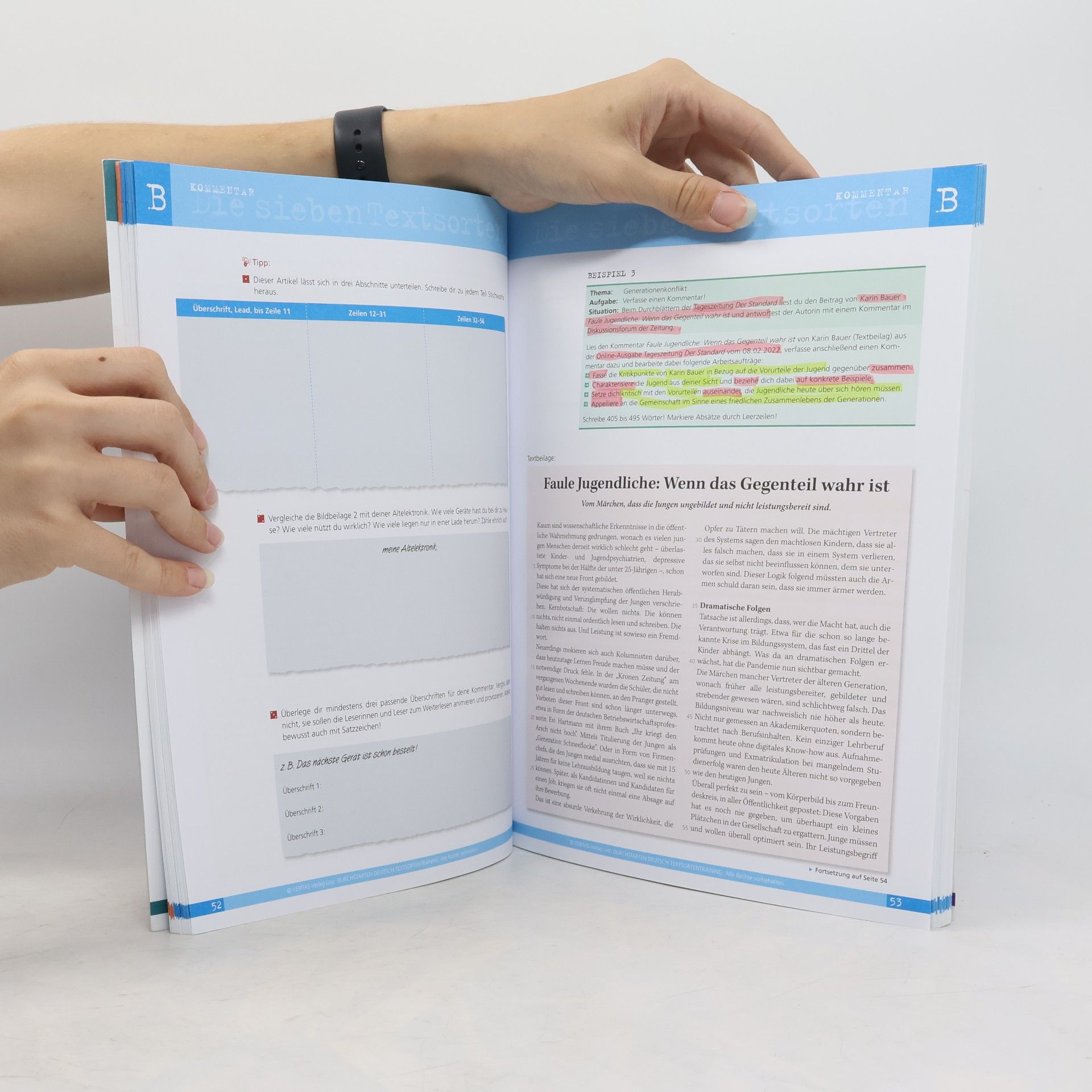 Jutta Hofer Durchstarten : Deutsch Textsortentraining. Übungsbuch