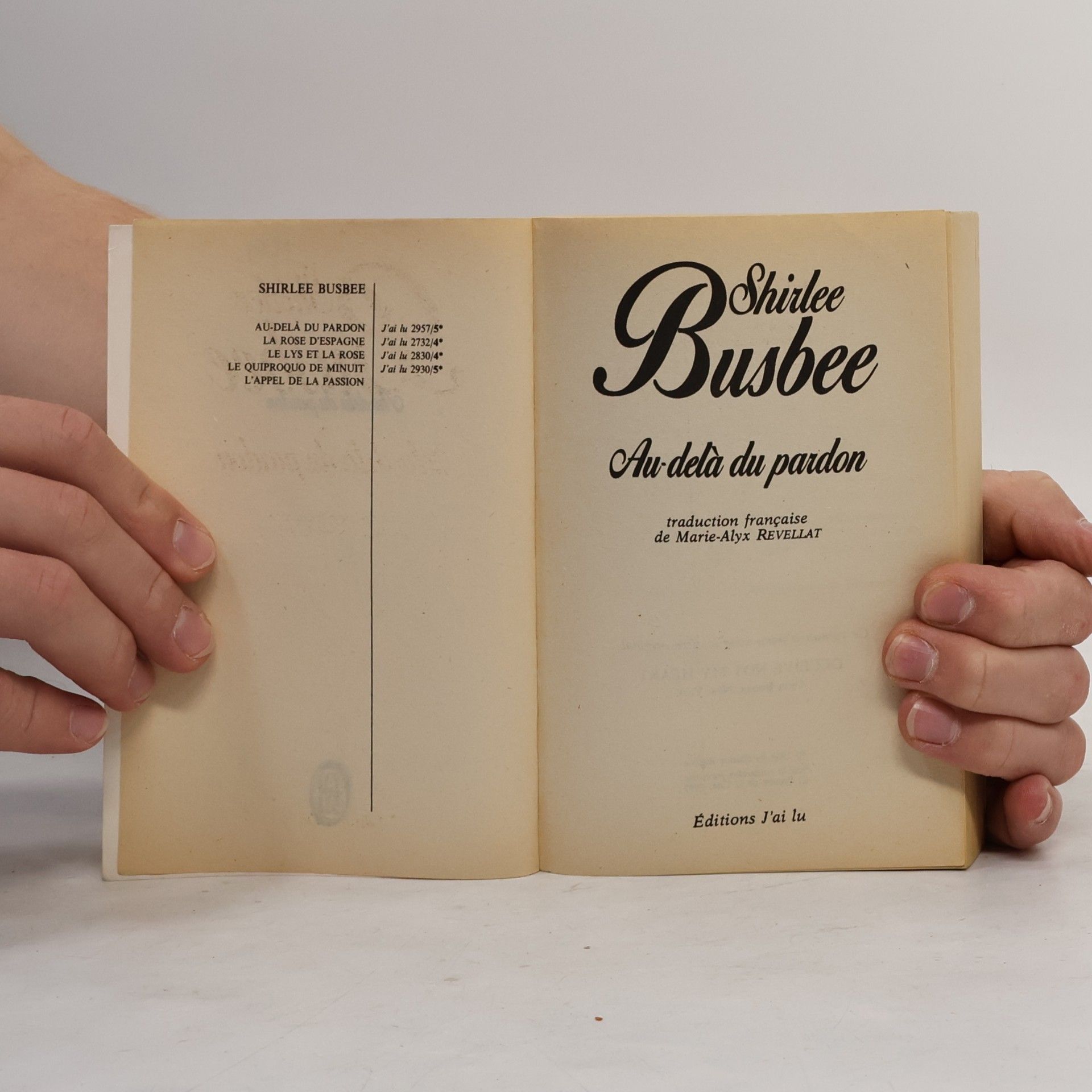Shirlee Busbee Au-delà du pardon
