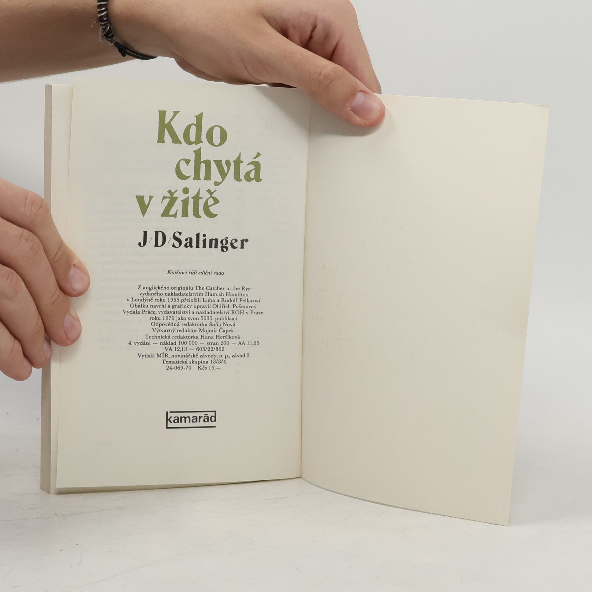 J. D. Salinger Kdo chytá v žitě