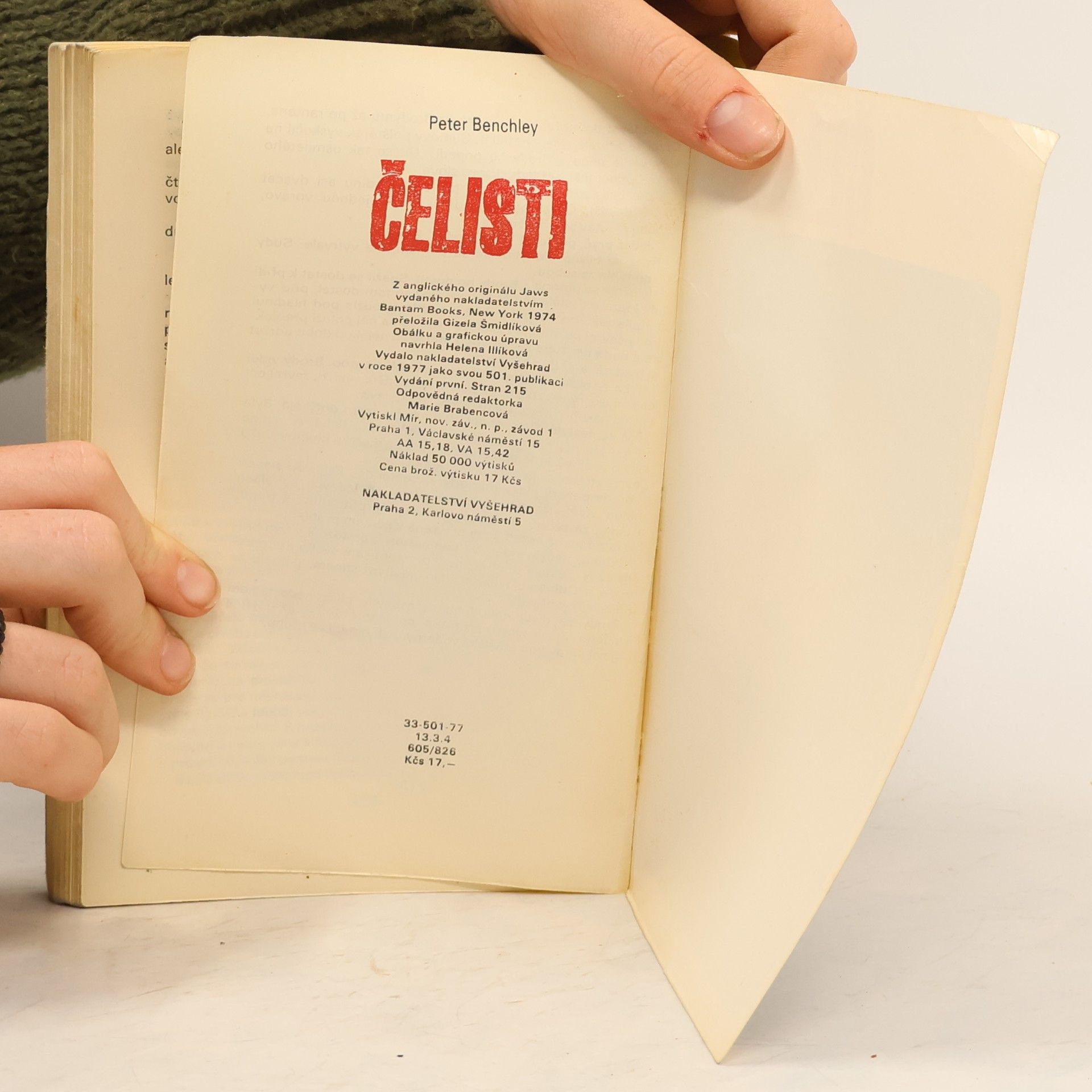 Peter Benchley Čelisti