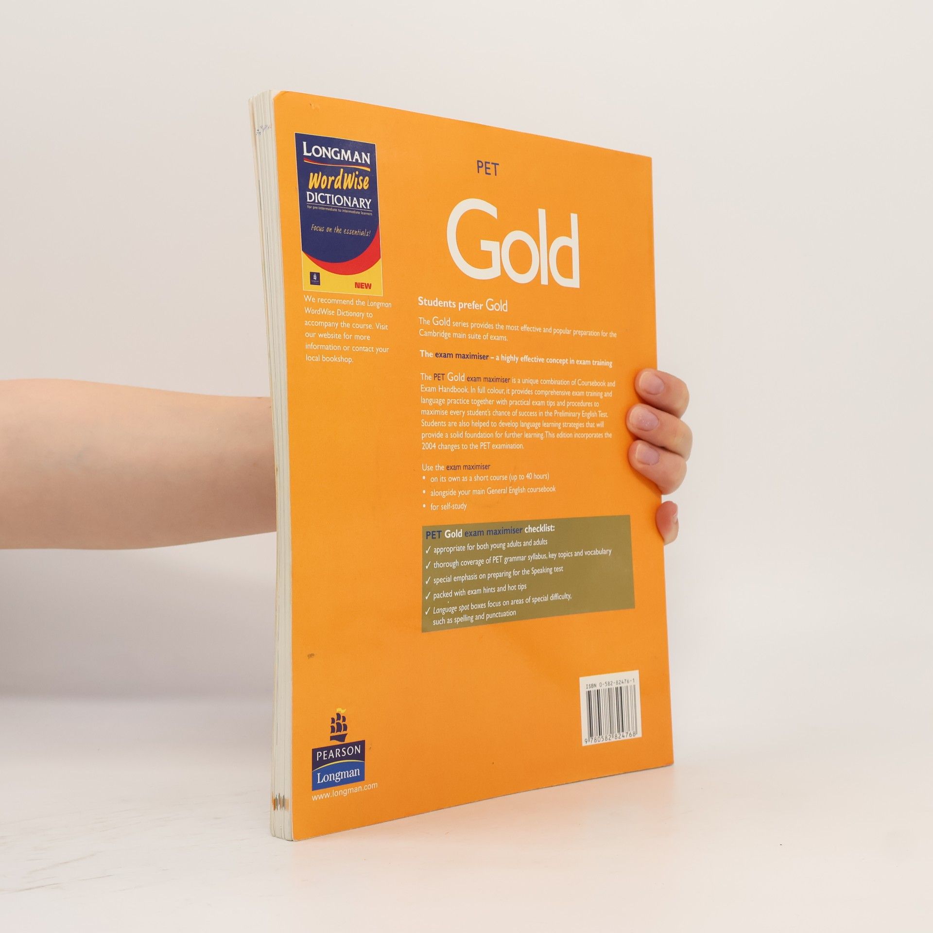 Jacky Newbrook PET Gold Exam Maximiser with Key Self Study and CD Pack