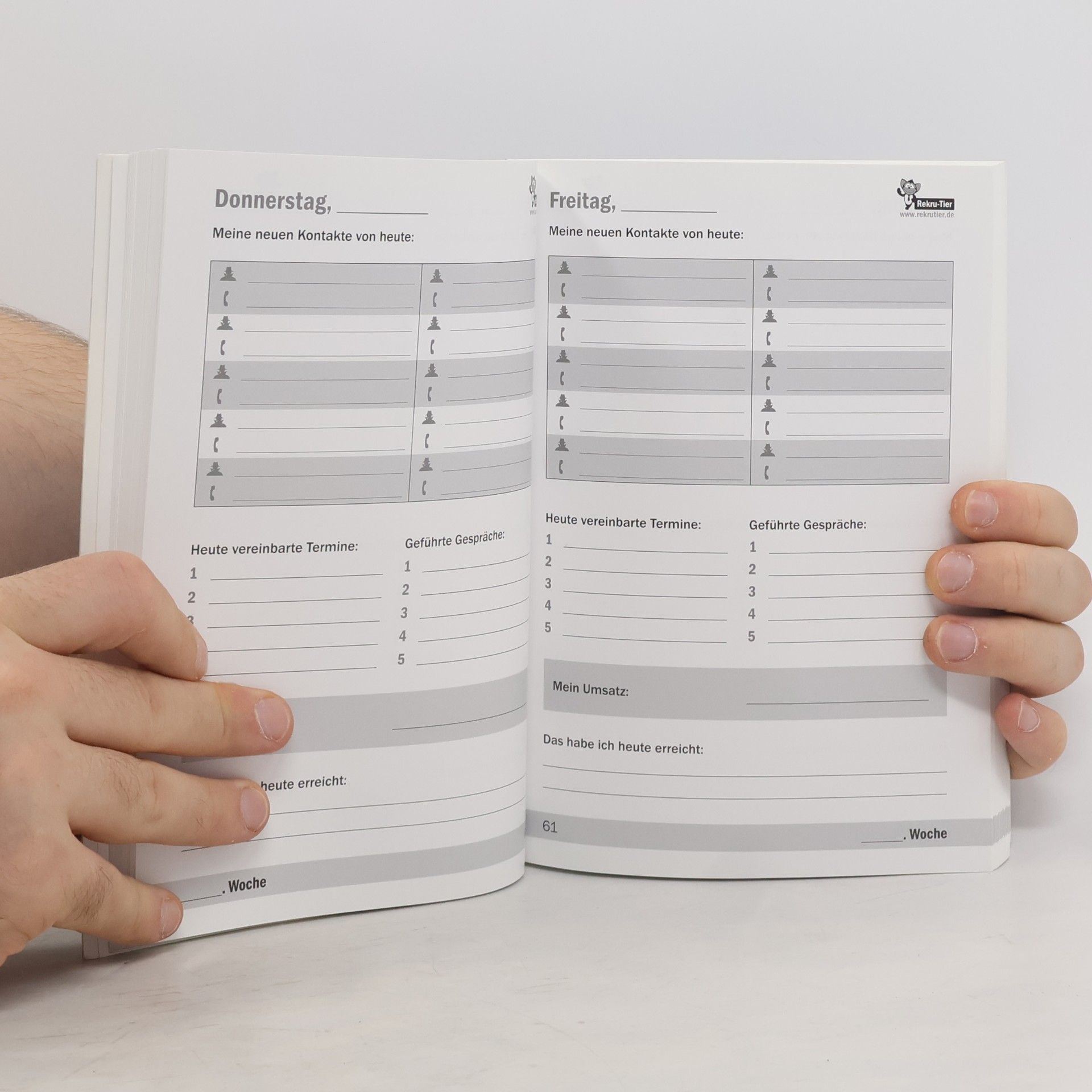 Tobias Schlosser Mein REKRU-TIER Kontaktkalender