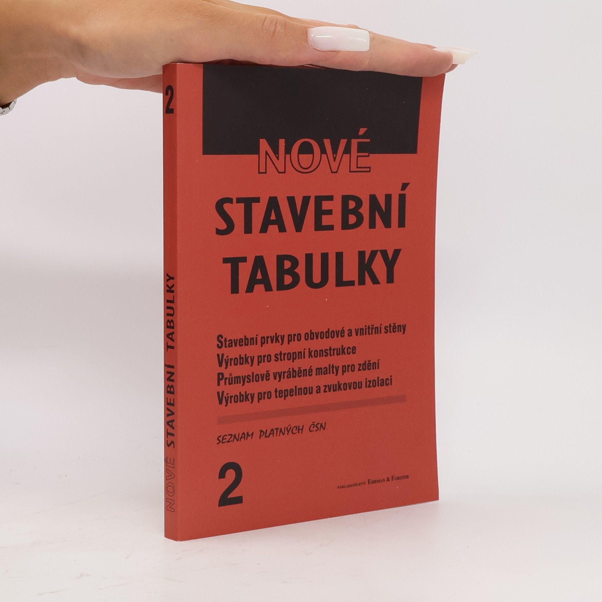 Jolana Slavíčková Nové stavební tabulky 2