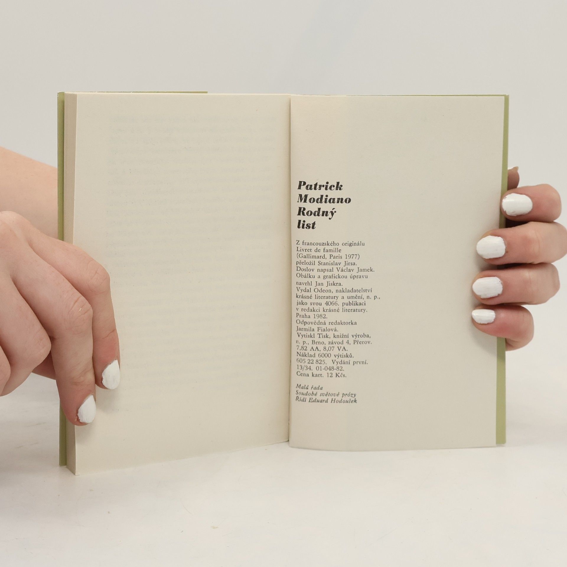 Patrick Modiano Rodný list