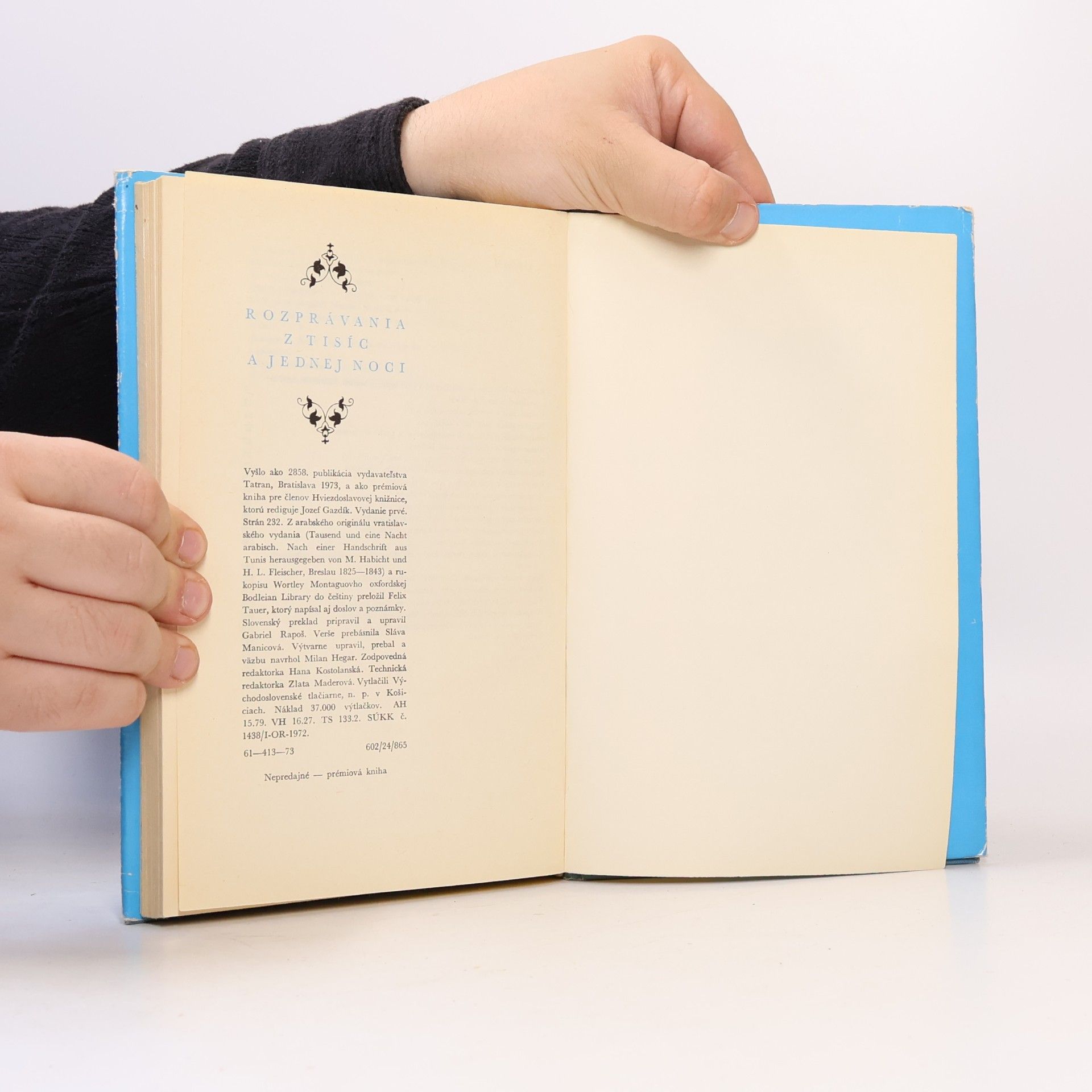 Various authors Rozprávania z tisíc a jednej noci