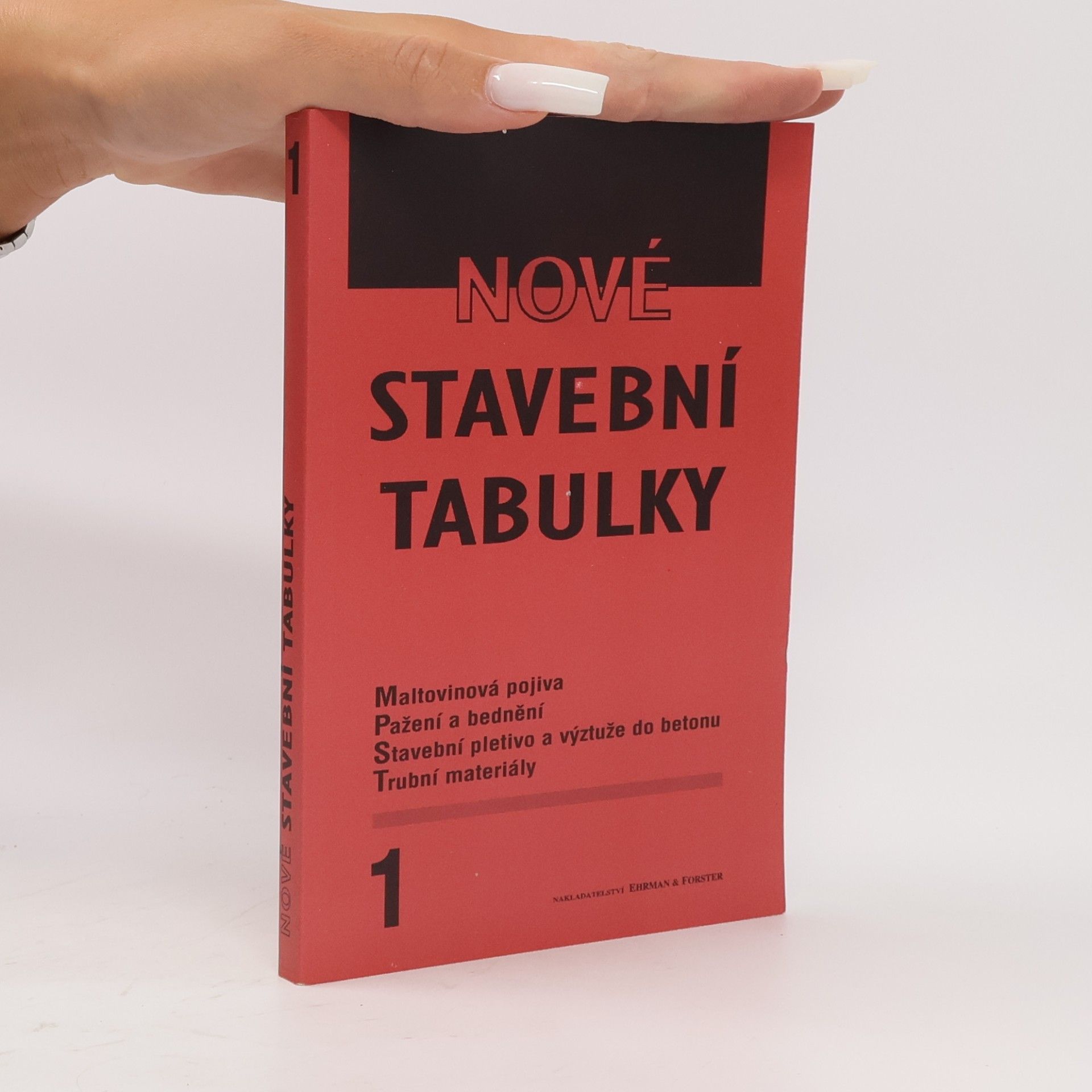Jolana Slavíčková Nové stavební tabulky 1