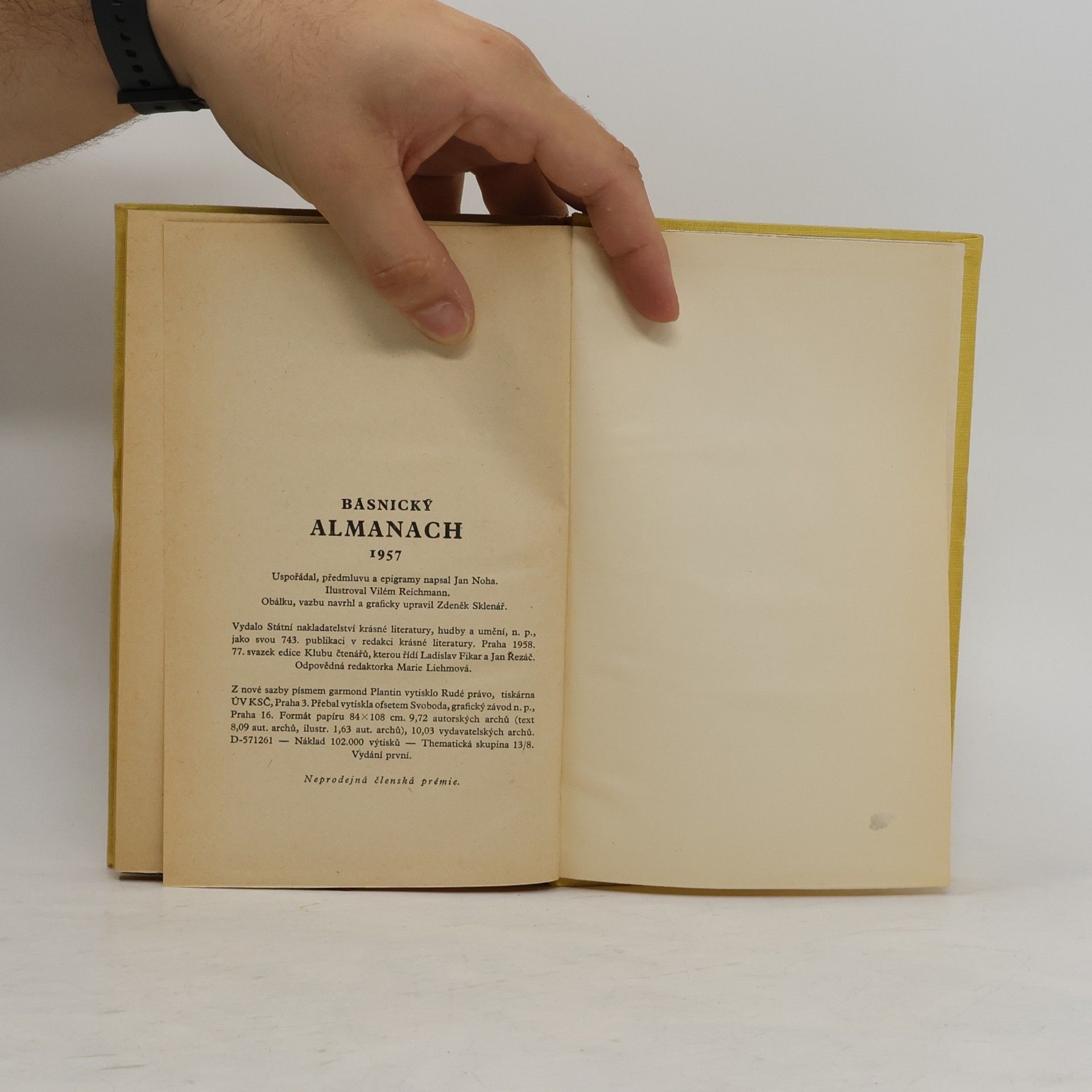AA.VV. Básnický almanach 1957