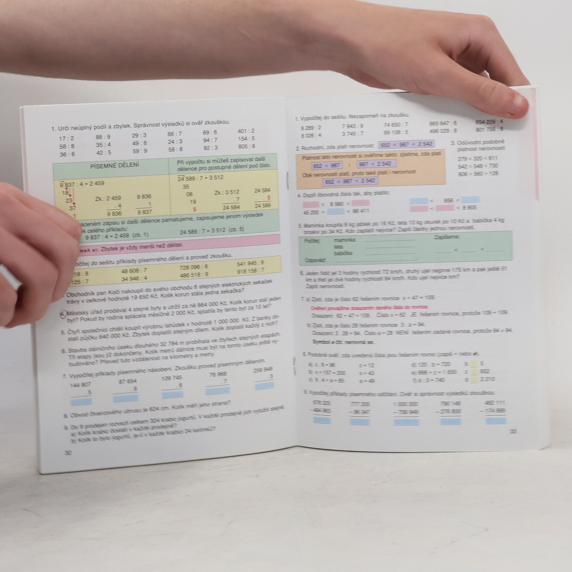 Jaroslava Justová Matematika pro 5. ročník základních škol. 1. díl.