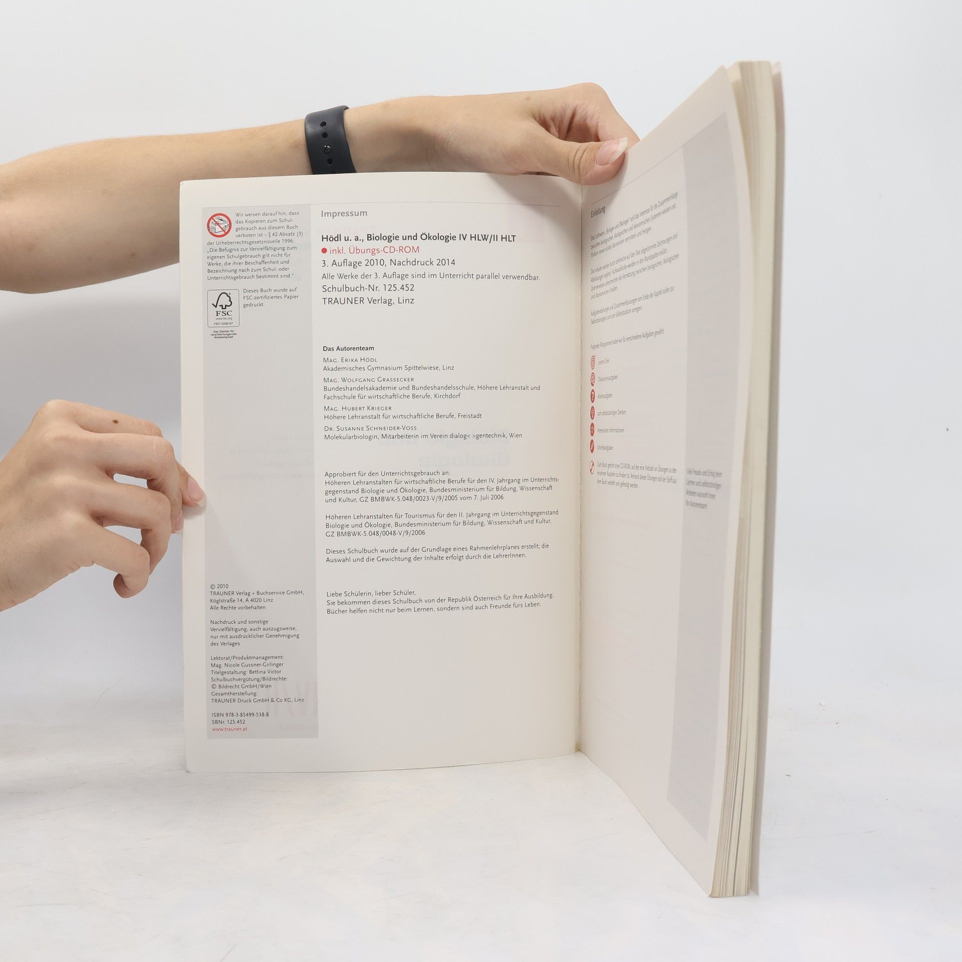 Erika Hödl HLW/HLT - IV/II: Biologie und Ökologie
