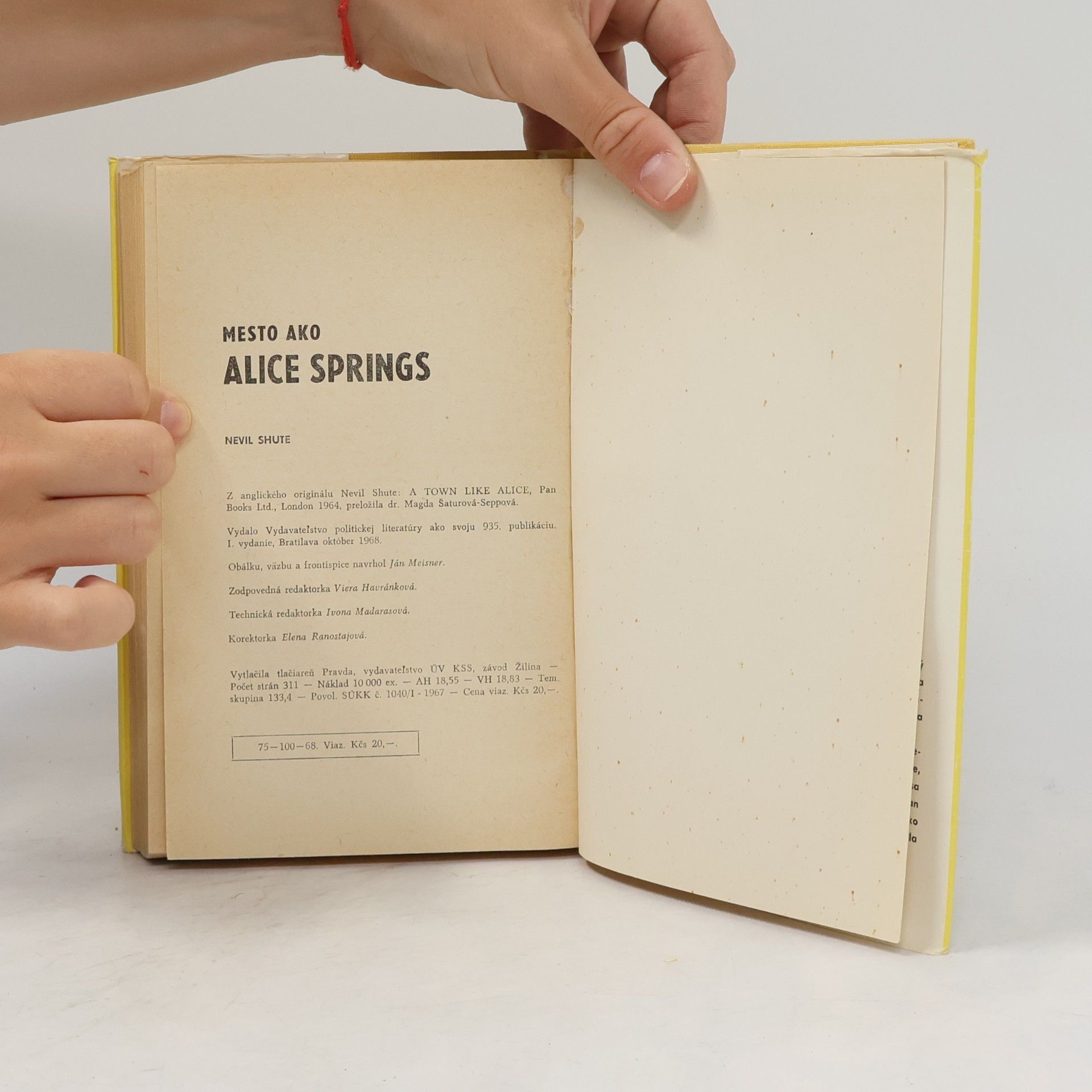 Nevil Shute Mesto ako Alice Springs