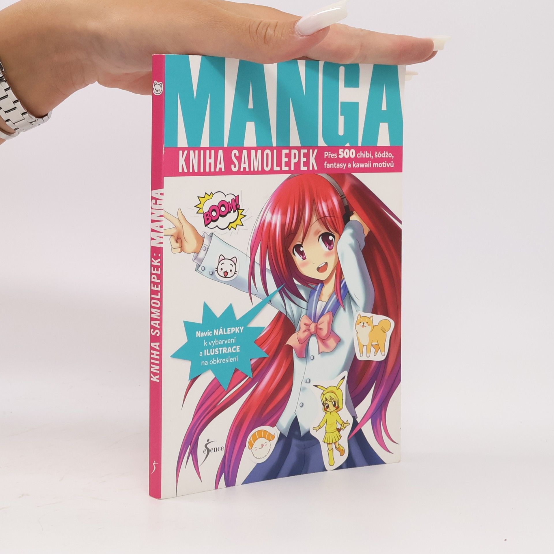 Ema Pavelková Manga : kniha samolepek : přes 500 chibi, šódžo, fantasy a kawaii motivů