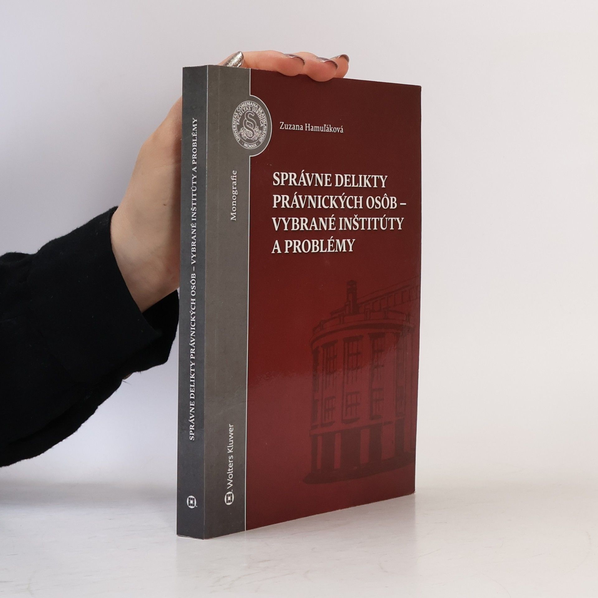 Monografie: Správne delikty právnických osôb - vybrané inštitúty a problémy