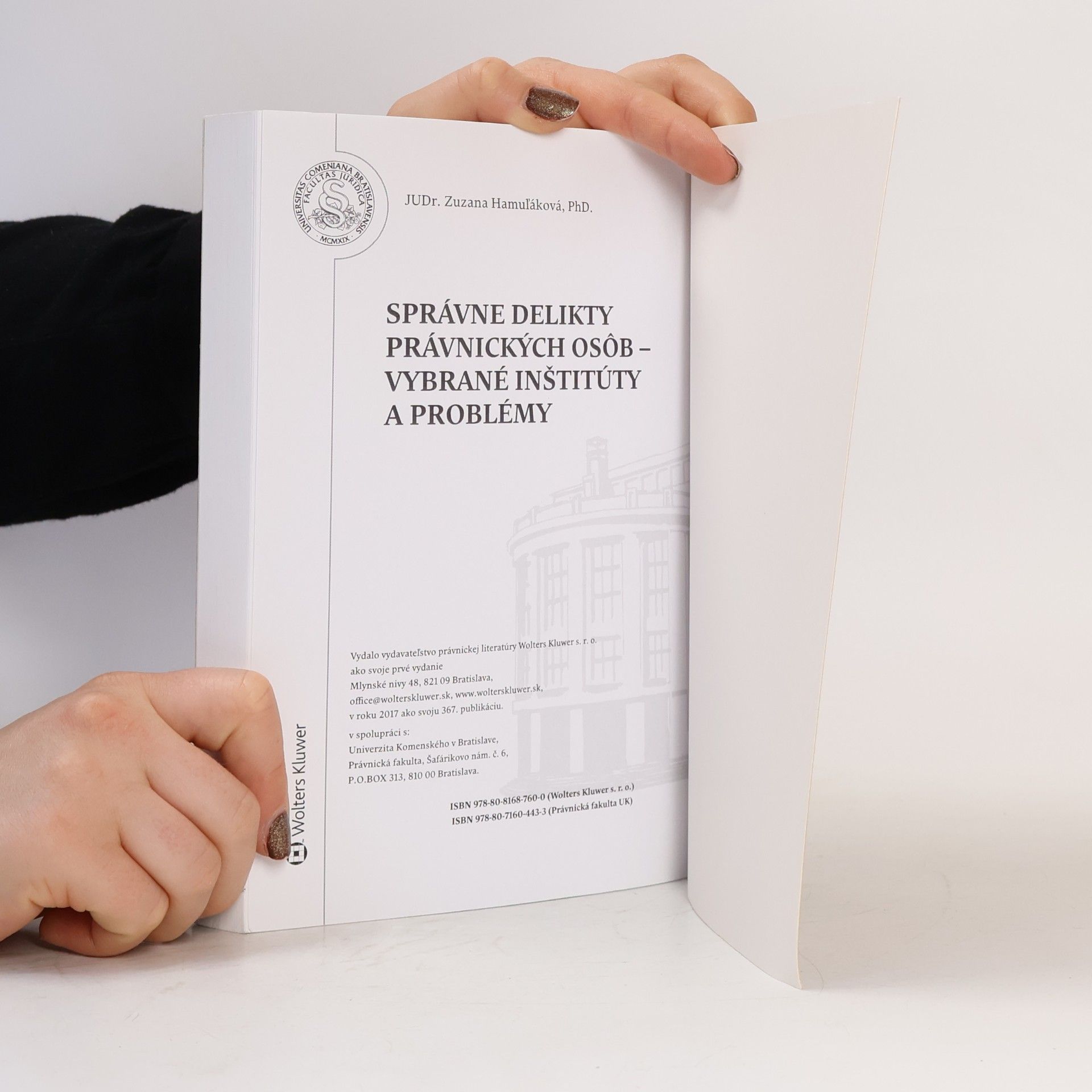 Klaus Blesenkemper Monografie: Správne delikty právnických osôb - vybrané inštitúty a problémy