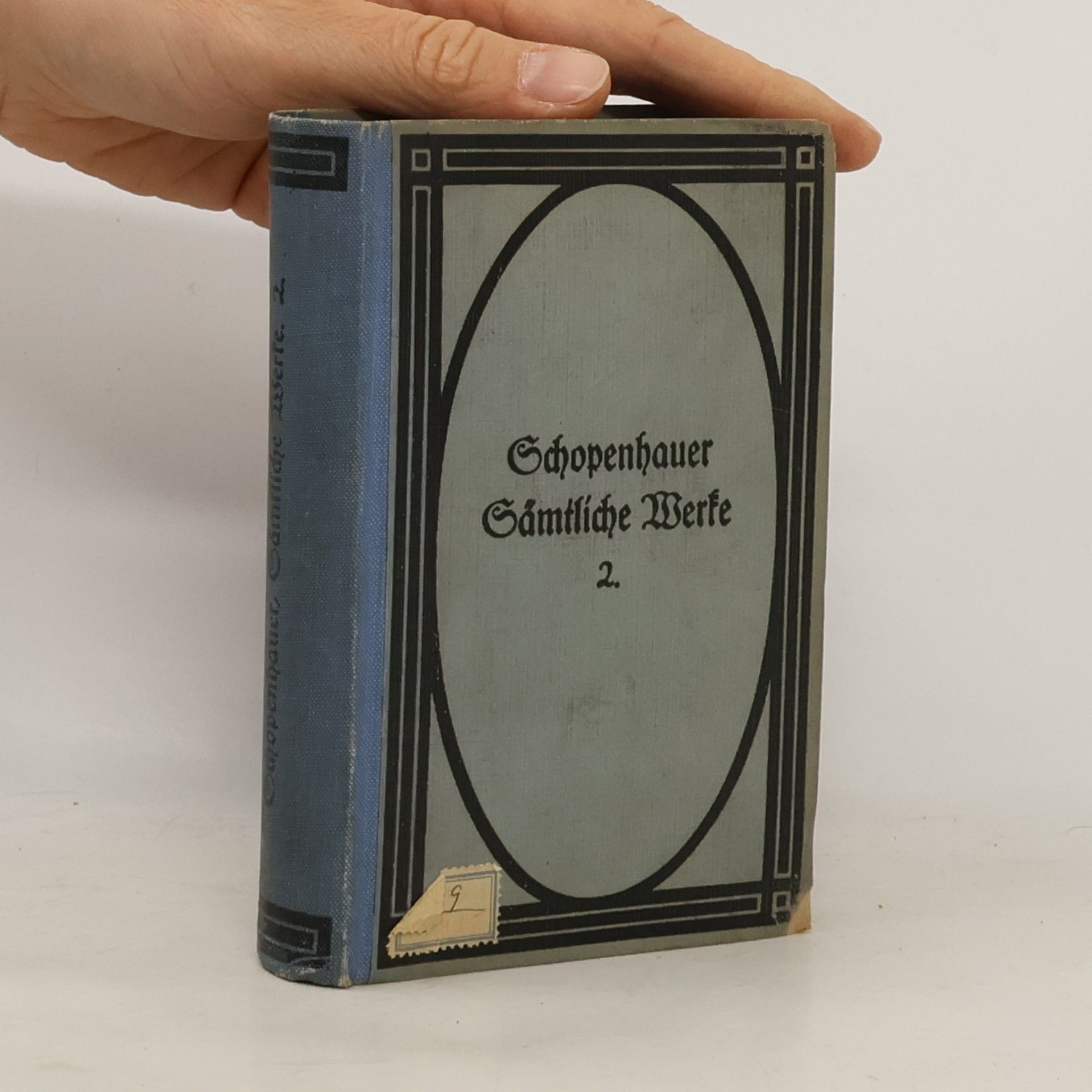 Arthur Schopenhauer Sämtliche Werke II. Die Welt als Wille und Vorstellung