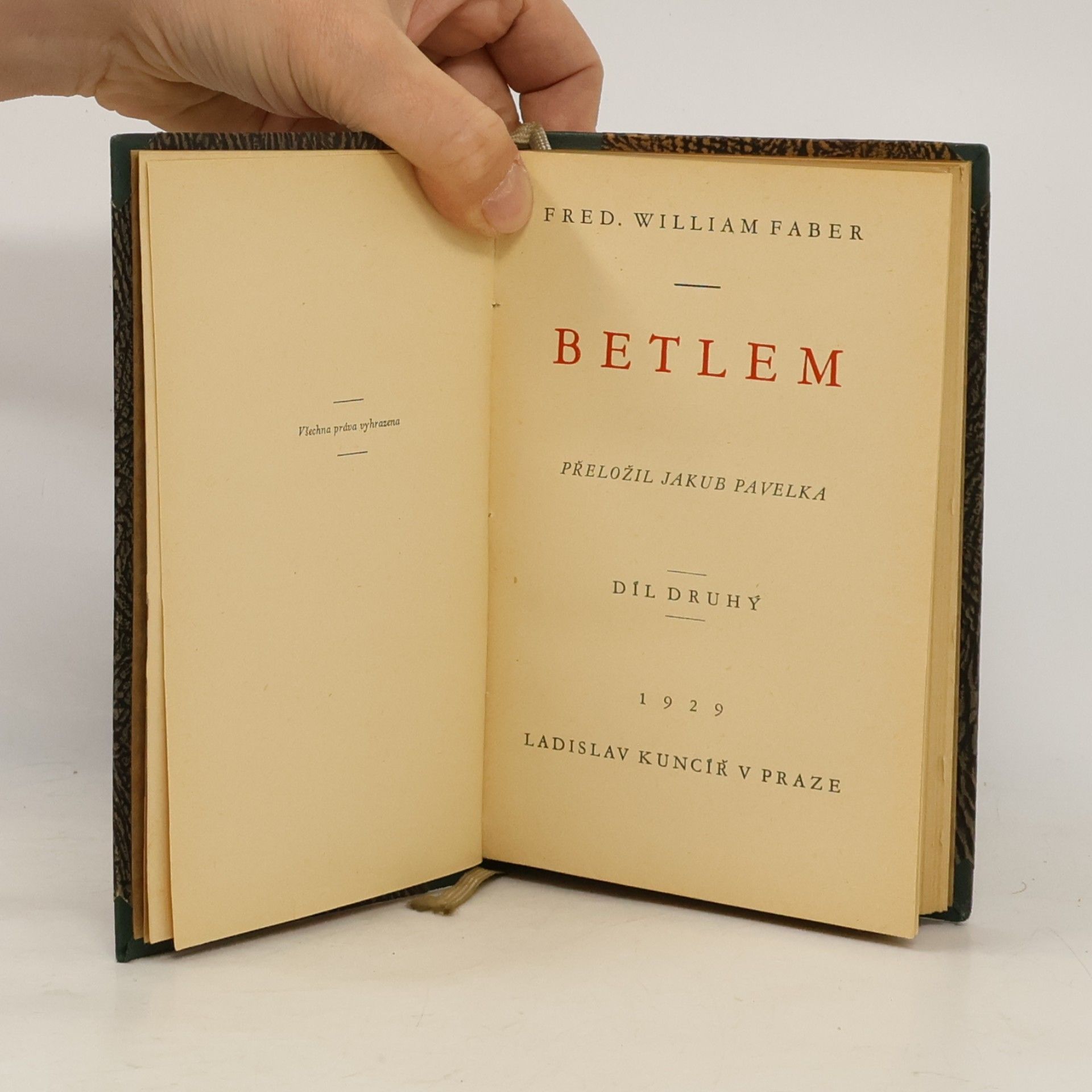 Frederick William Faber Betlem