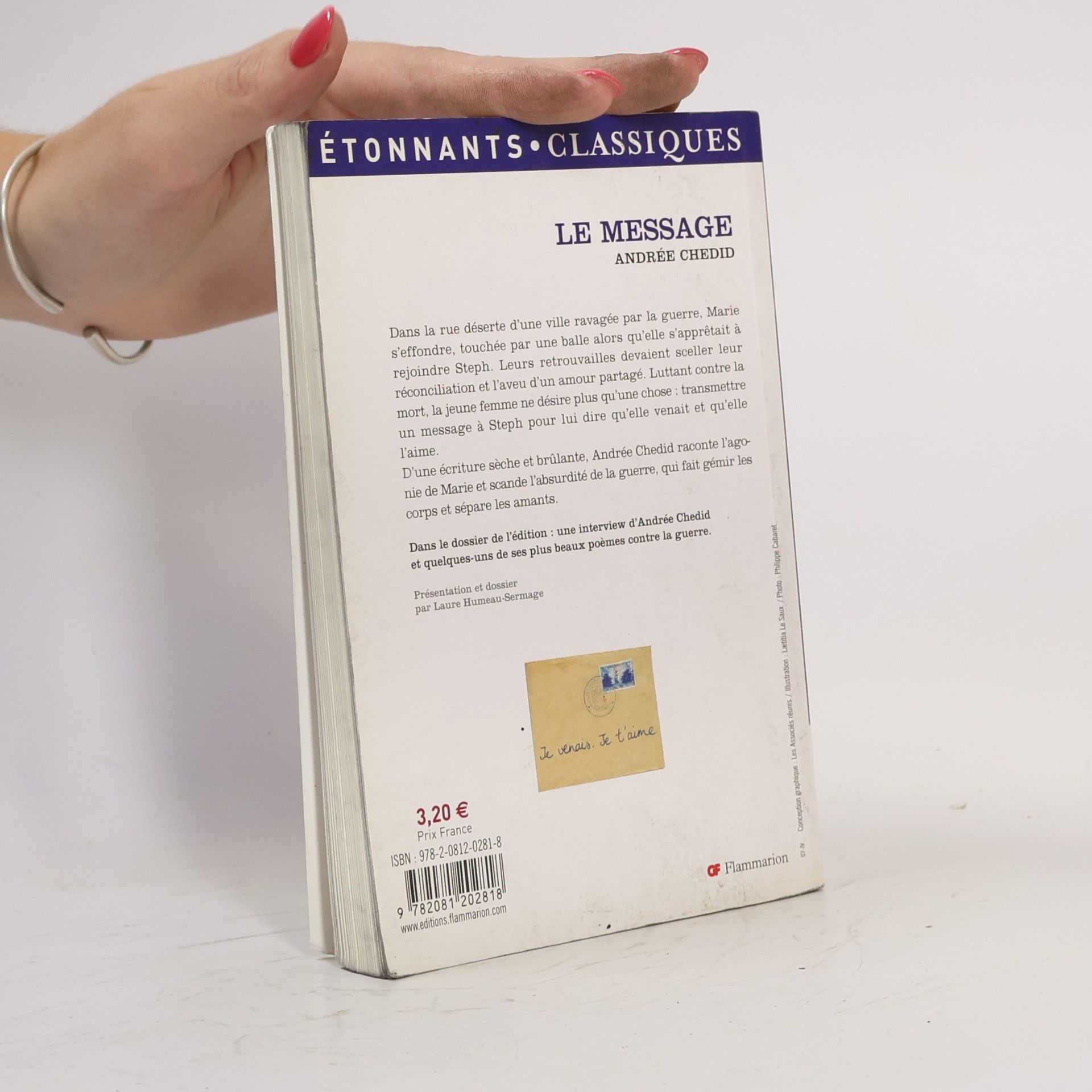 Andrée Chedid Étonnants Classiques: Le Message - Texte intégral