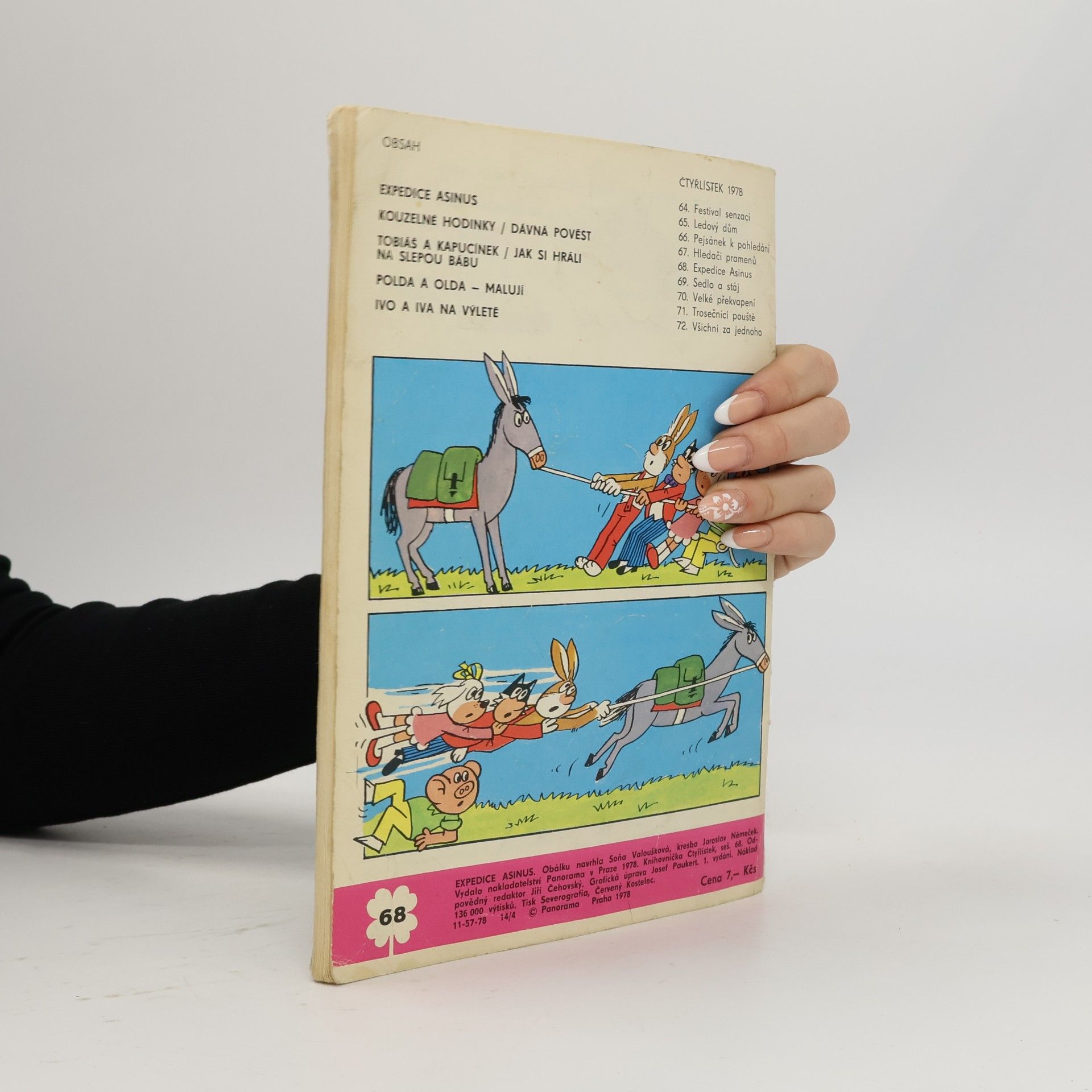 Ljuba Štíplová Čtyřlístek 68. Expedice Asinus