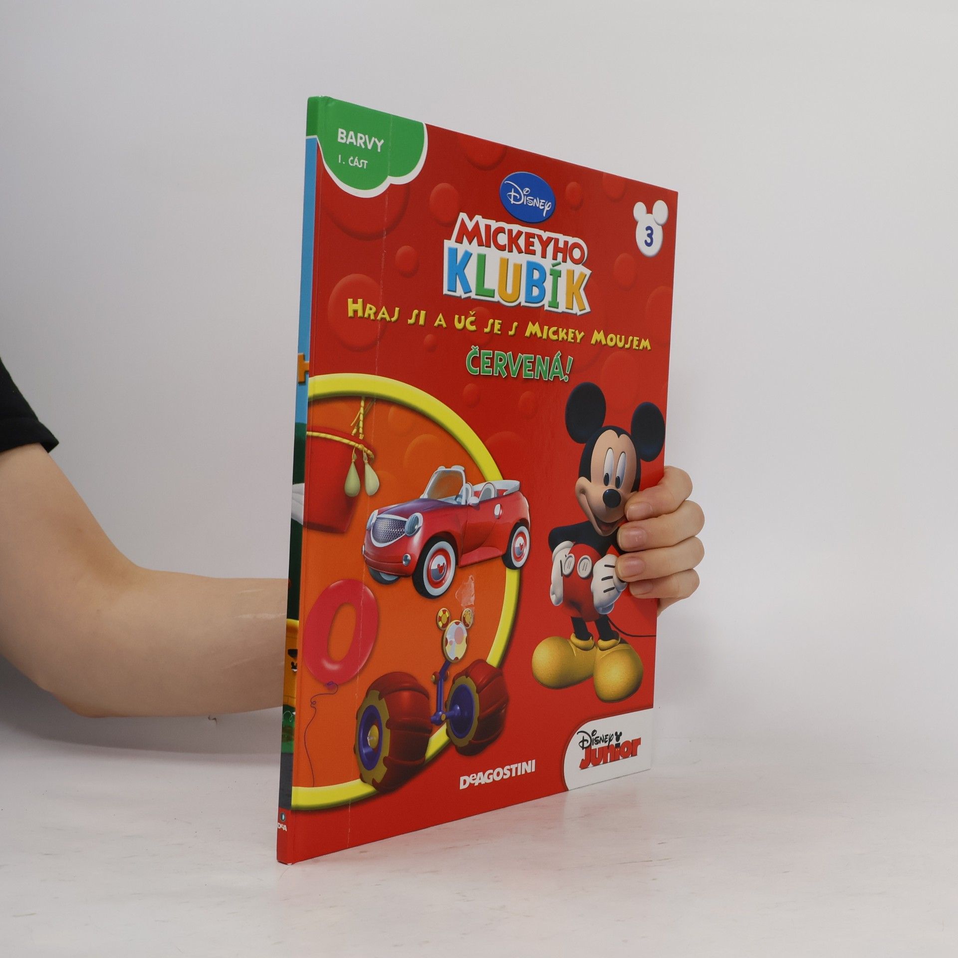 Kolektiv autorů Mickeyho Klubík. Hraj si a uč se s Mickey Mousem 3. Červená!